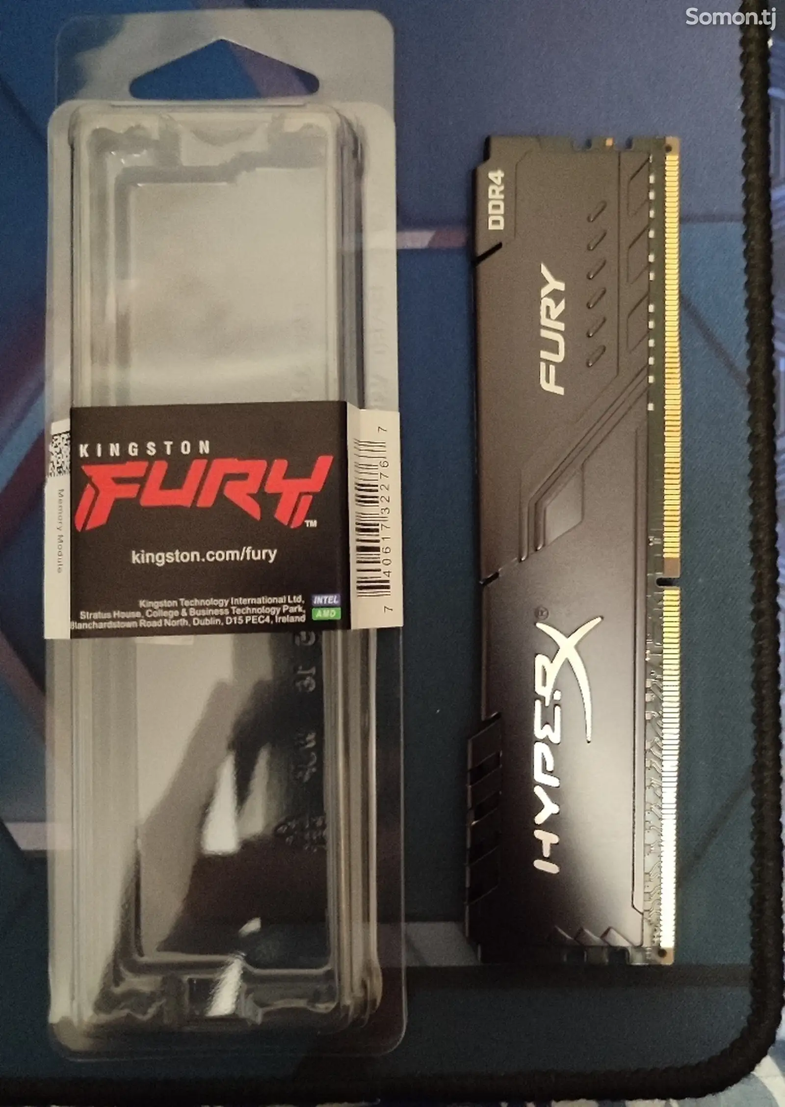 Оперативная память DDR4 Kingston fury HyperX 8gb 2667 Мгц