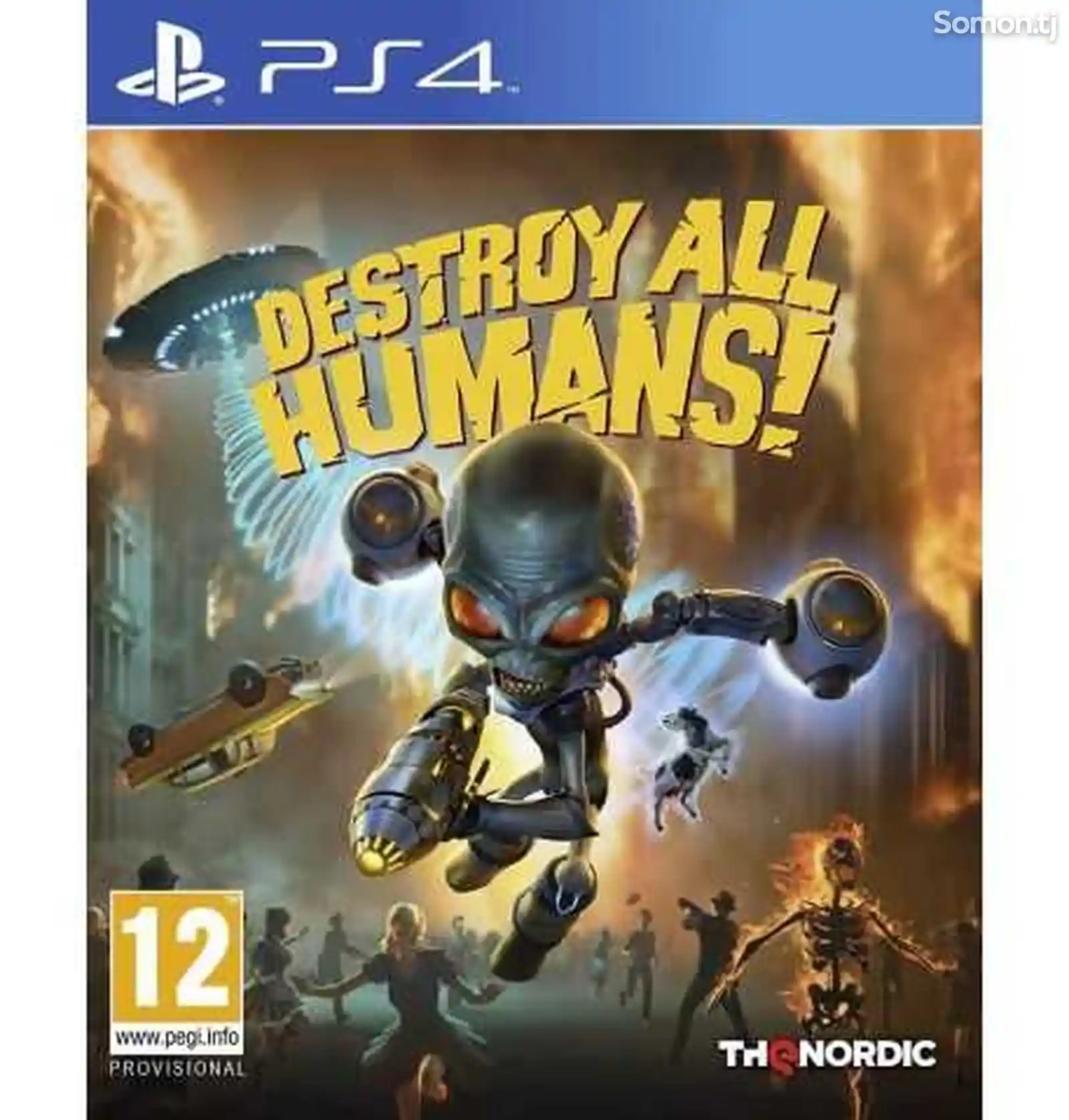 Игра Destroy all Humans для PS-4 / 5.05 / 6.72 / 7.02 / 7.55 / 9.00 /-1