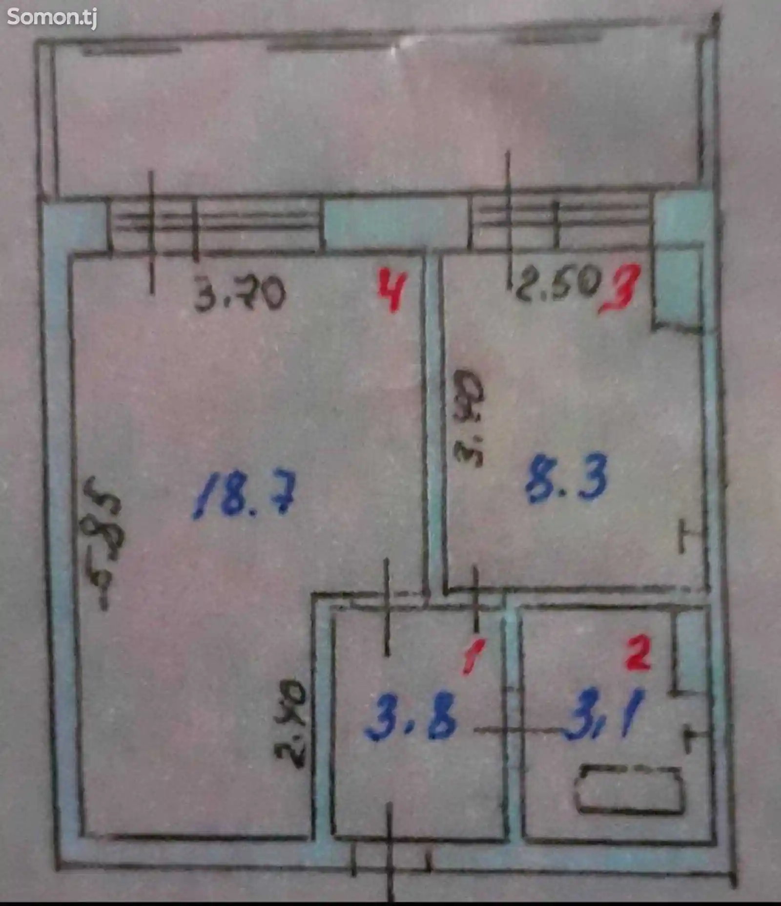 1-комн. квартира, 11 этаж, 40 м², Фирдавси-8