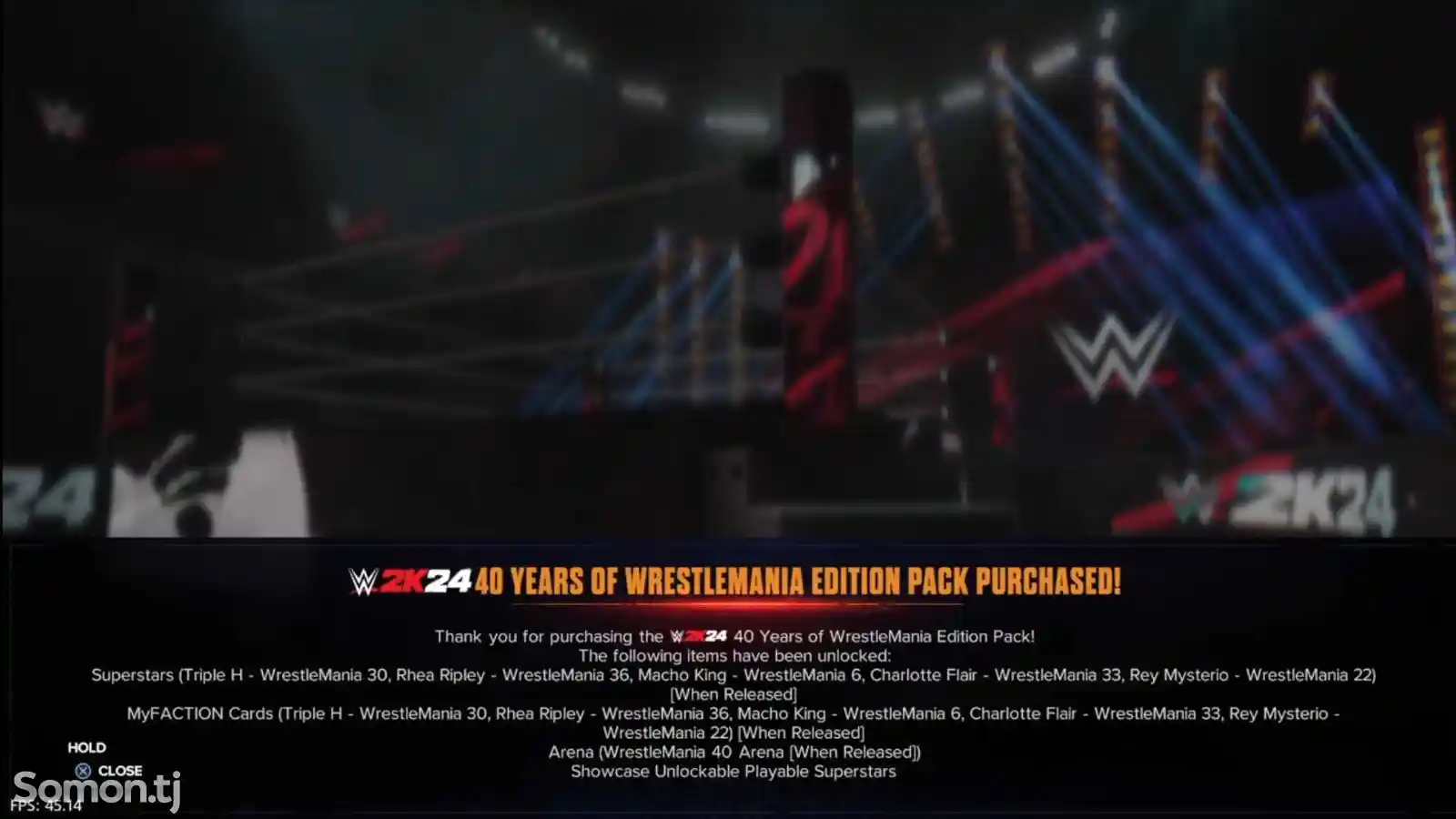 Игра WWE 2K24 Forty Years of Wrestlemania Edition для Sony PS4-6