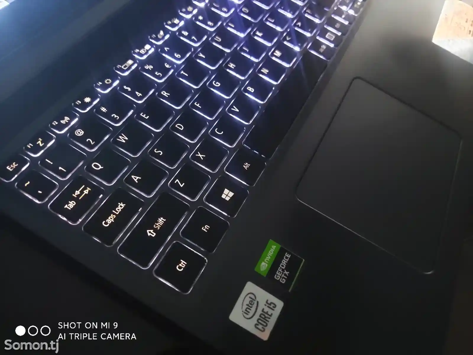 Ноутбук Acer core i5-10200H SSD NVMe 512GB GTX 1650Ti FHD-5
