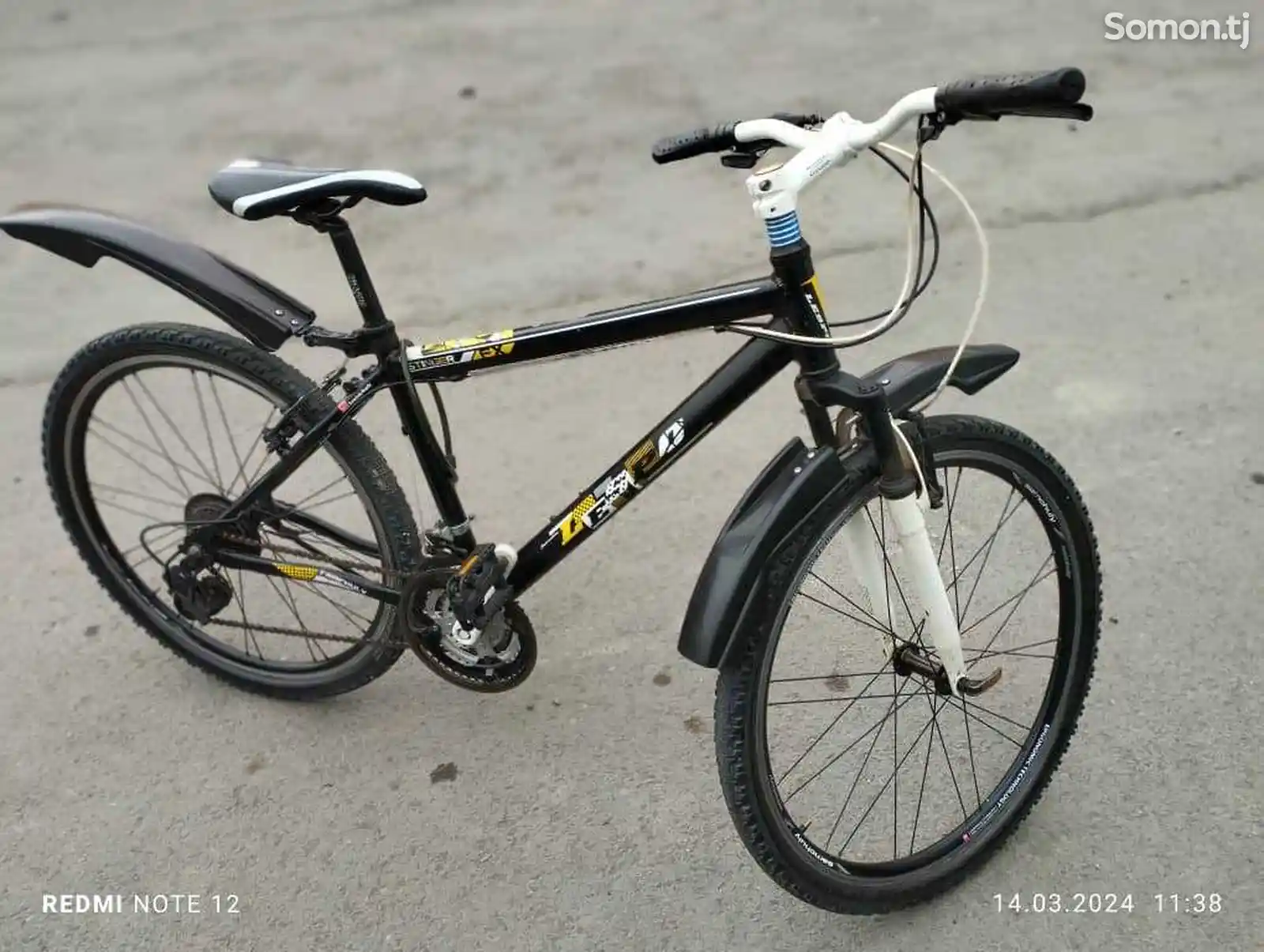 Велосипед чёрный Lespo-1
