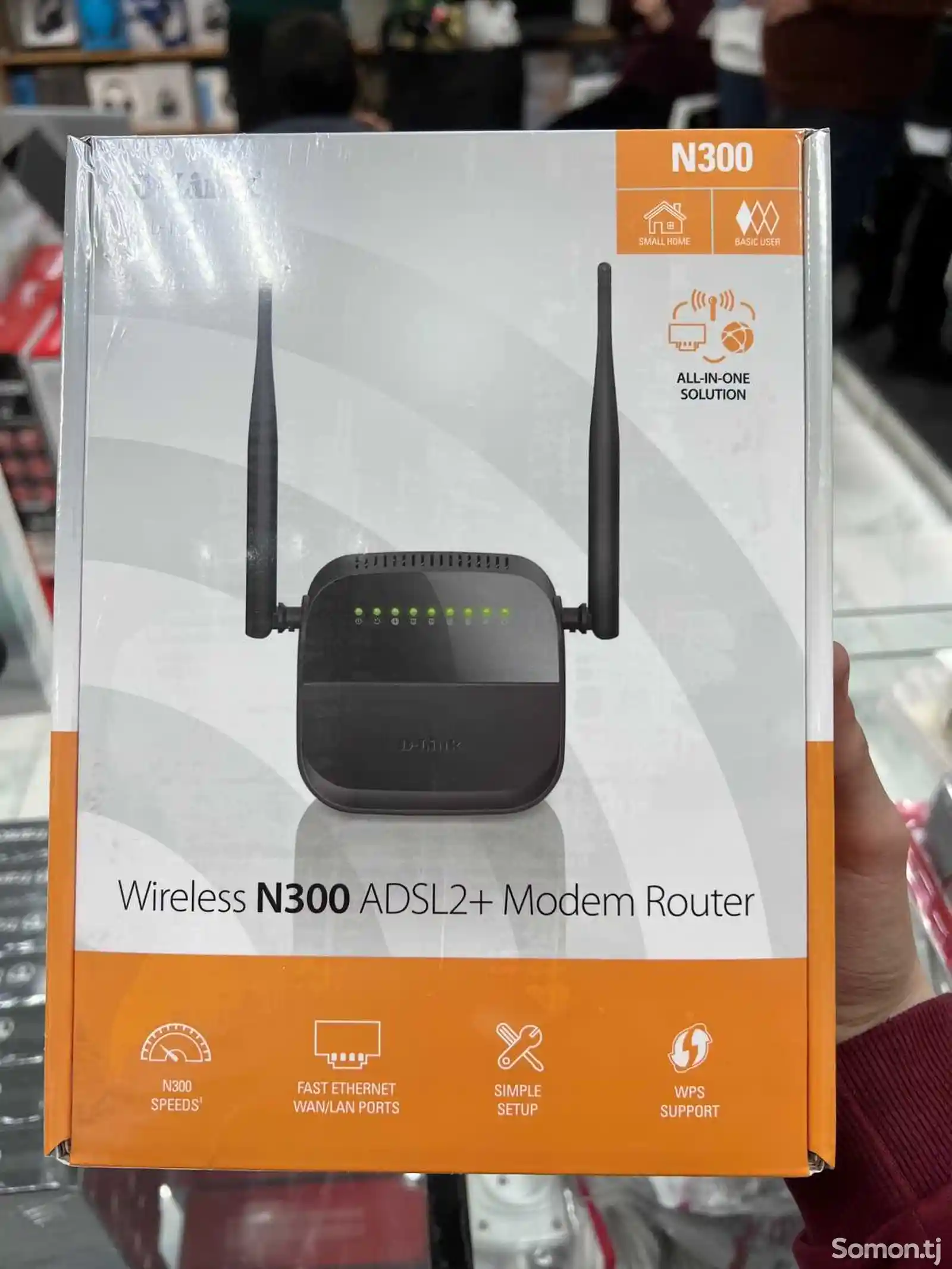 Wi-Fi роутер D-link n300 adsl