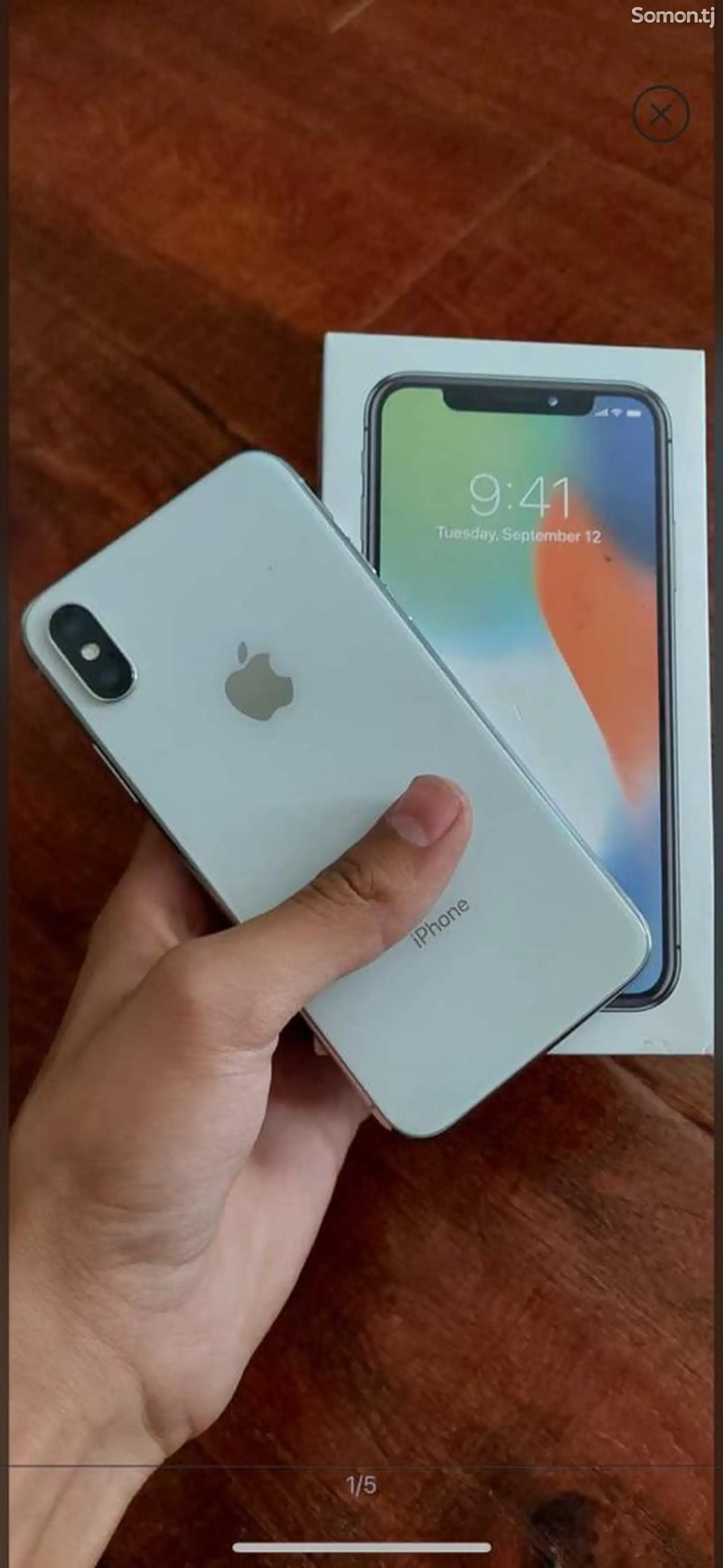 Apple iPhone X, 256 gb, Silver-1