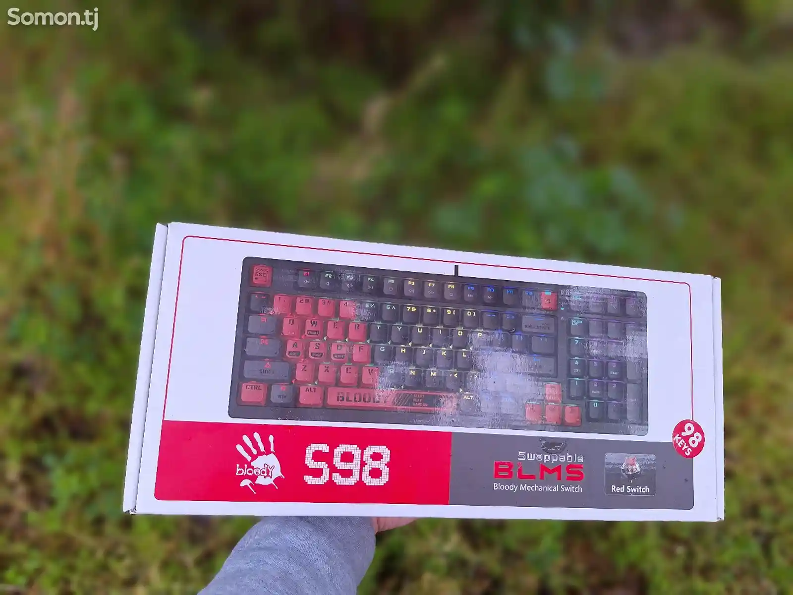 Механическая Клавиатура Bloody S98 Sports red-7