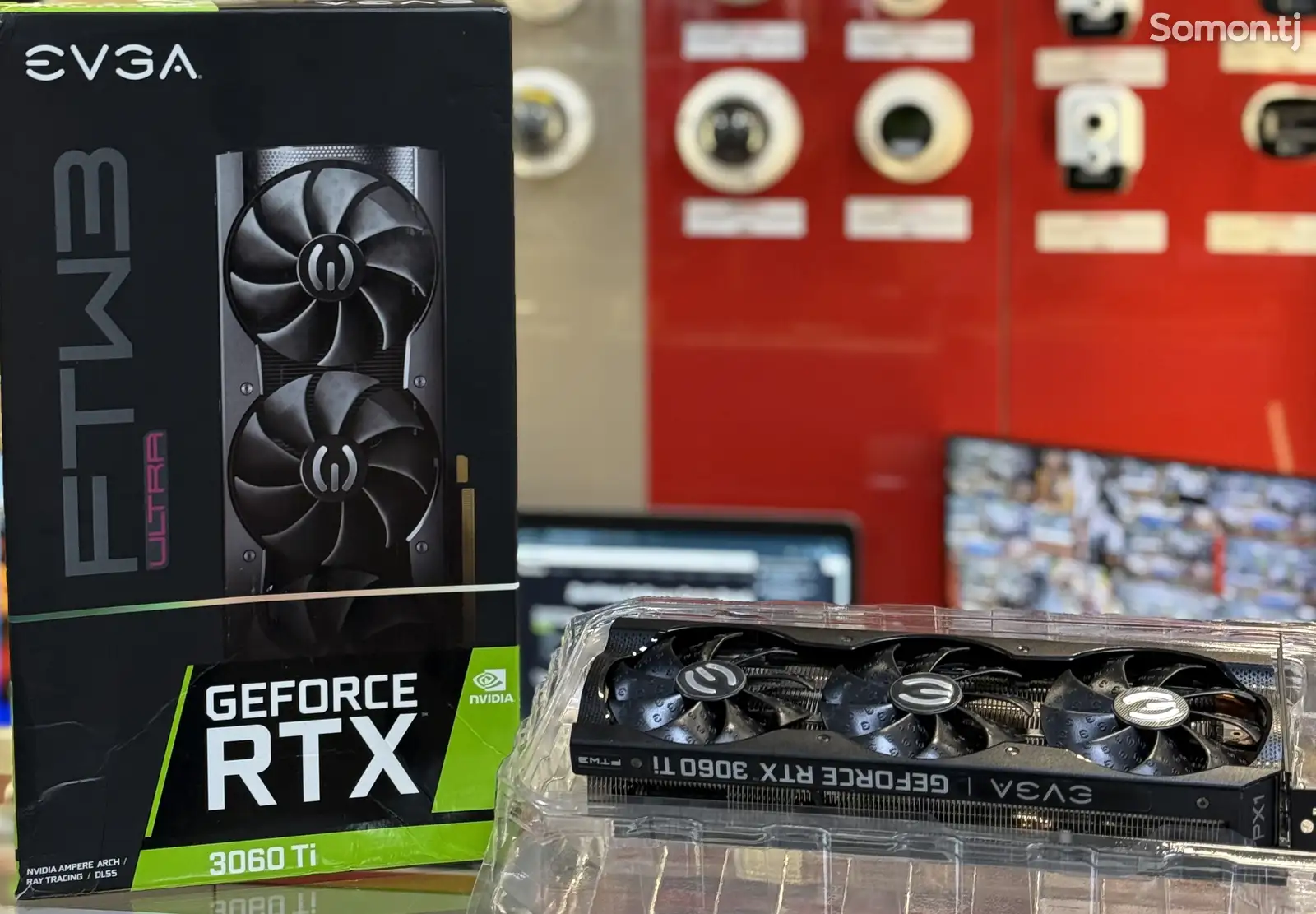 Видеокарта Evga Geforce Rtx 3060Ti XC3 Ultra 8Gb Ddr6x-1