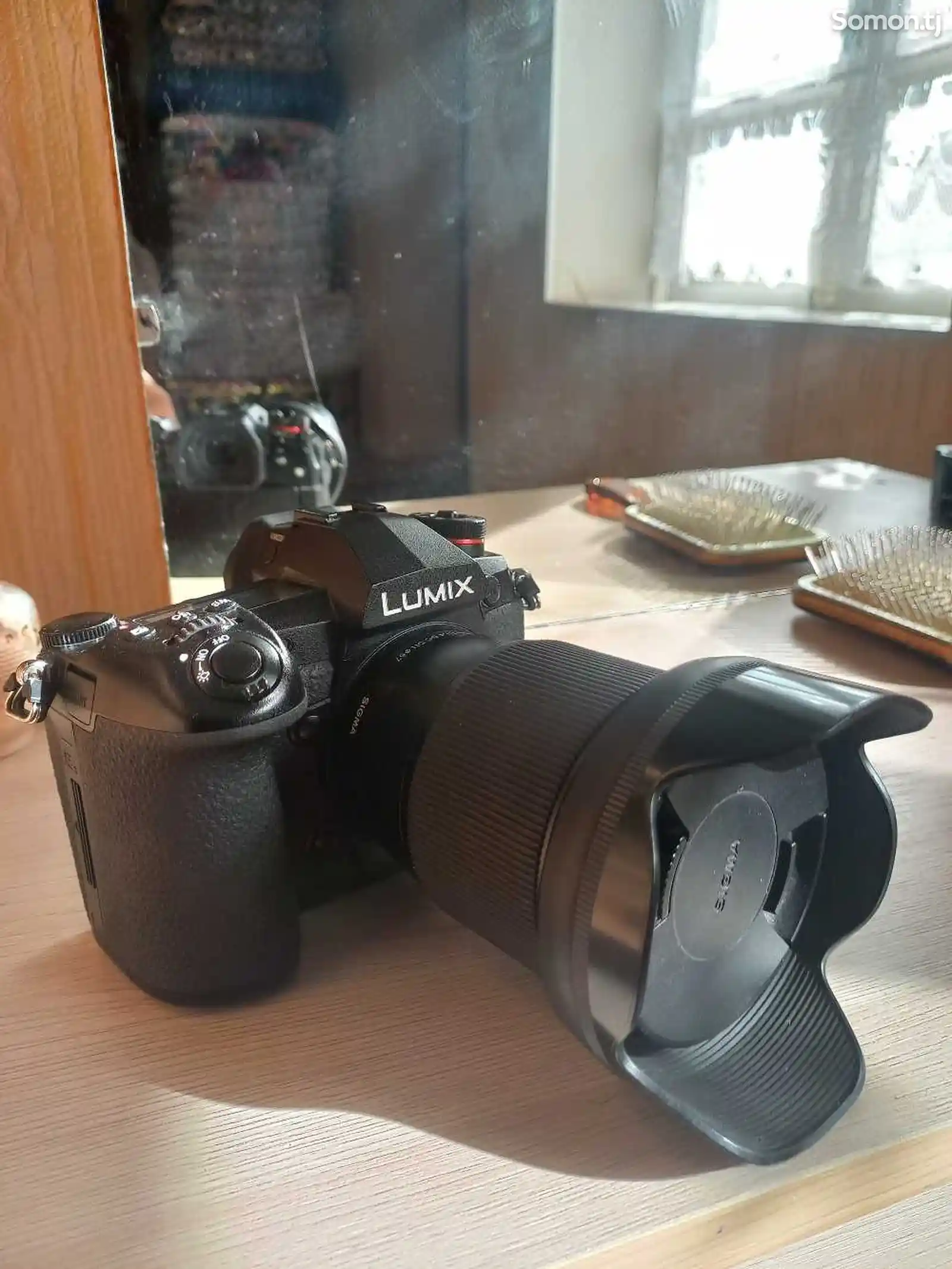 Фотоаппарат Lumix G9+ Объектив Sigma 16mm f1.4-2