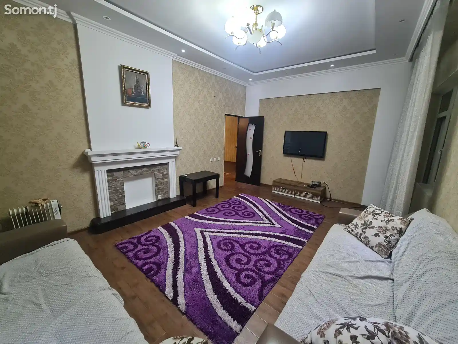 2-комн. квартира, 6 этаж, 80 м², И.сомони-1