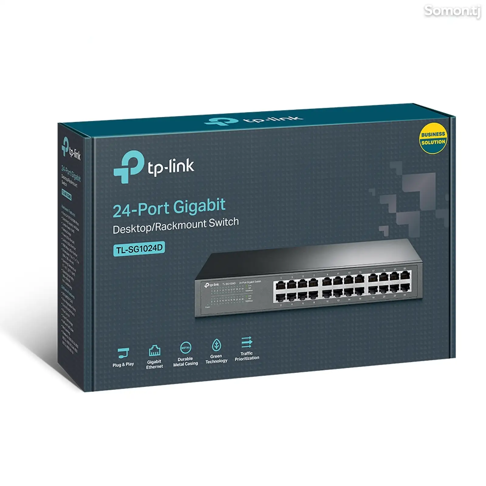 Коммутатор TP-Link TL-SG1024D V11.0 с 24 гигабитными портами-1