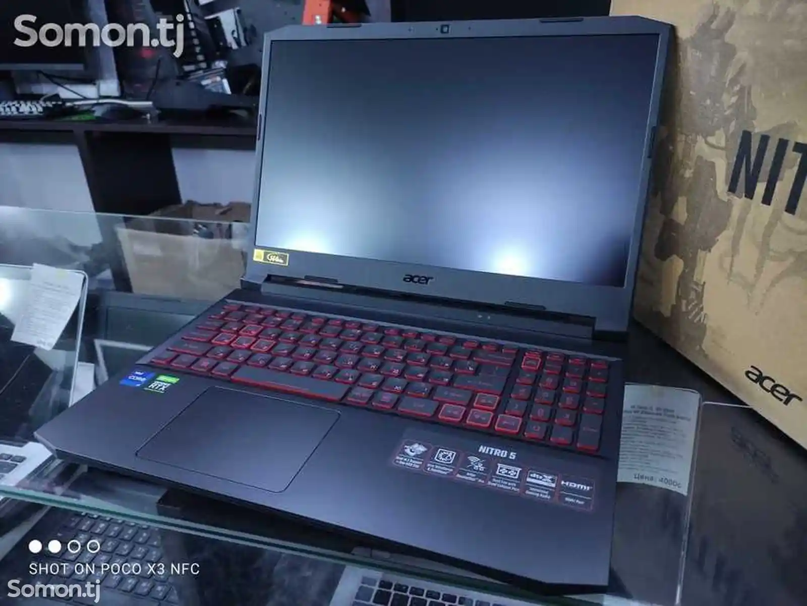 Игровой Ноутбук Acer Nitro 5 AMD Ryzen 7 5800H / RTX 3060 6GB-3