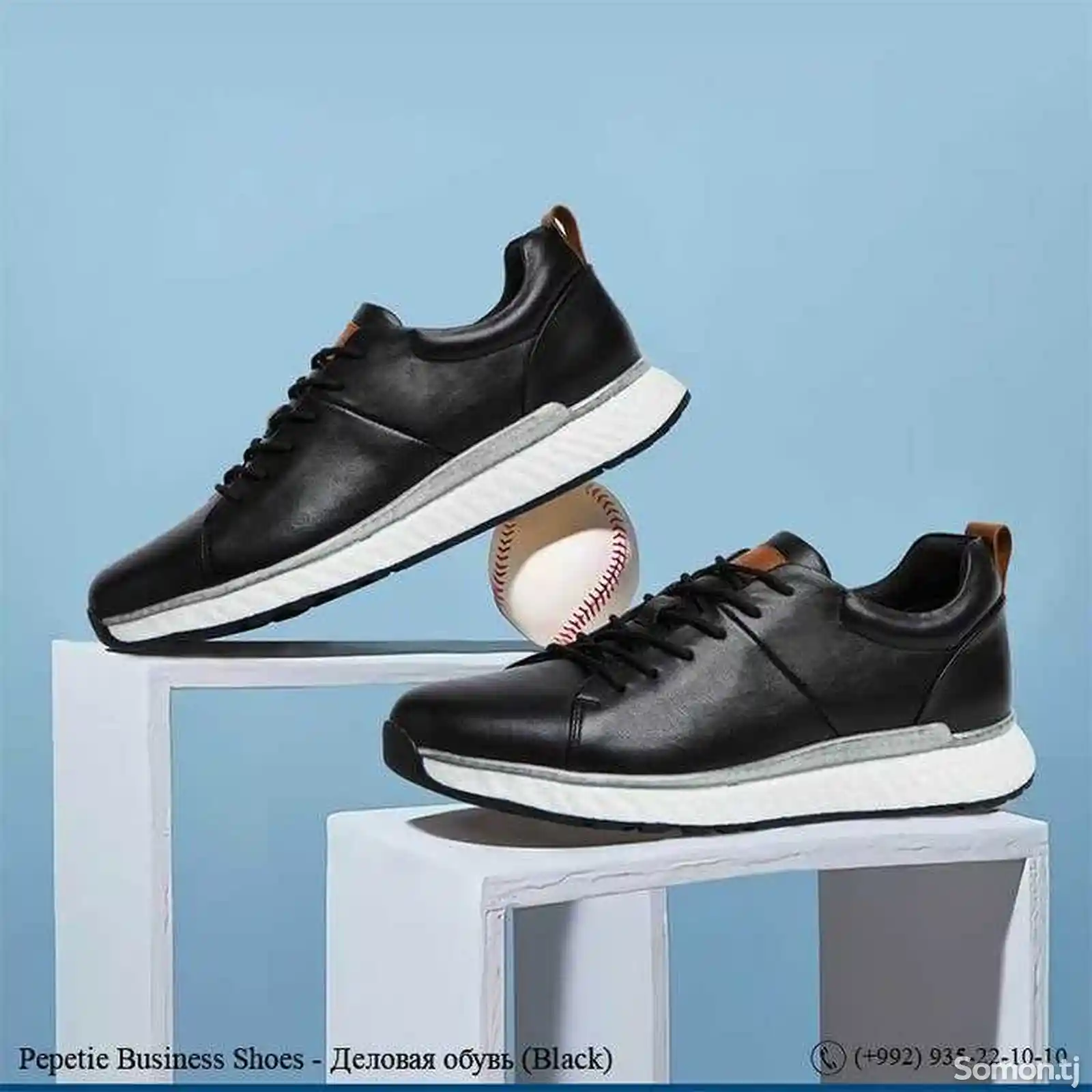 Деловая обувь Pepetie Business Shoes Black-2