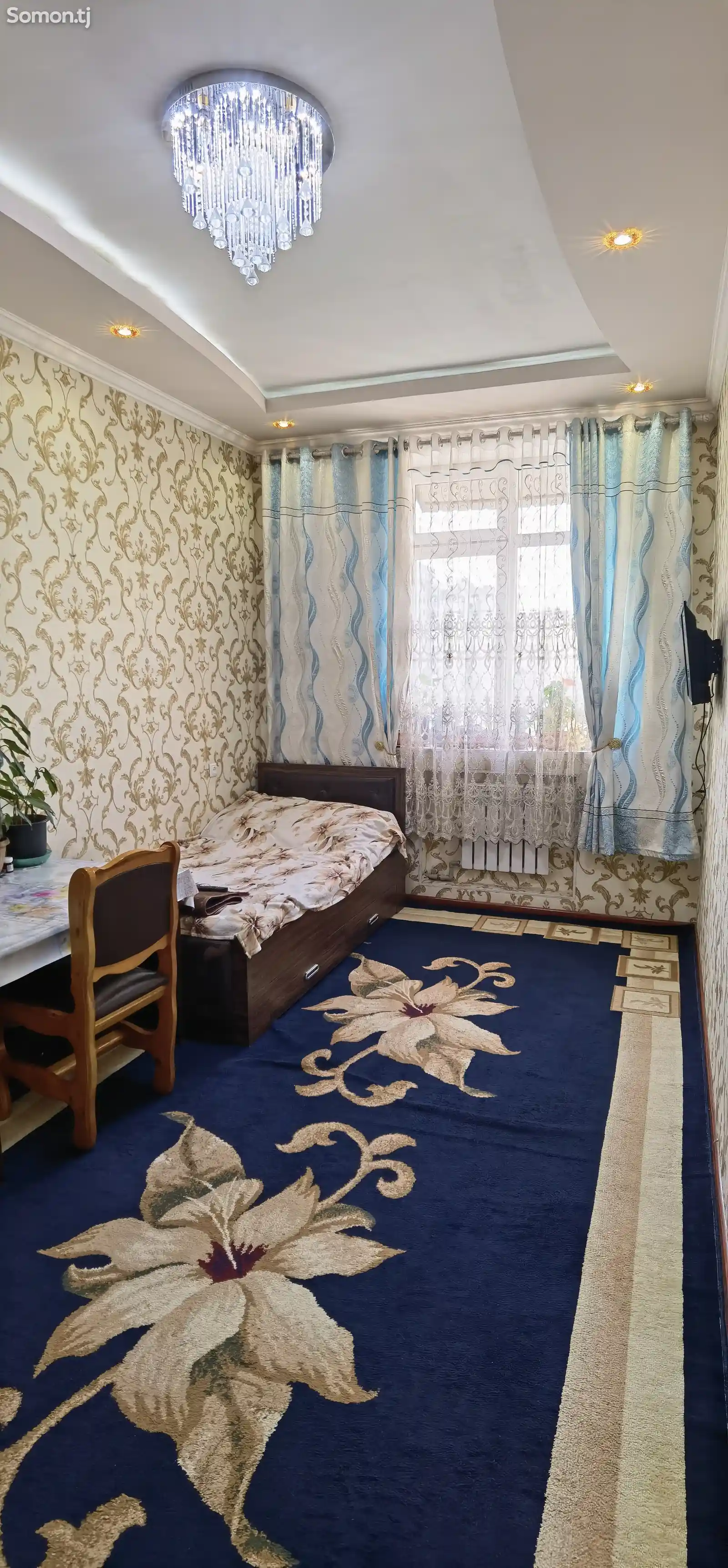 3-комн. квартира, 9 этаж, 76 м², Исмоили Сомонӣ, ОВИР, боғи Алишер Навоӣ, "Ашан"-9