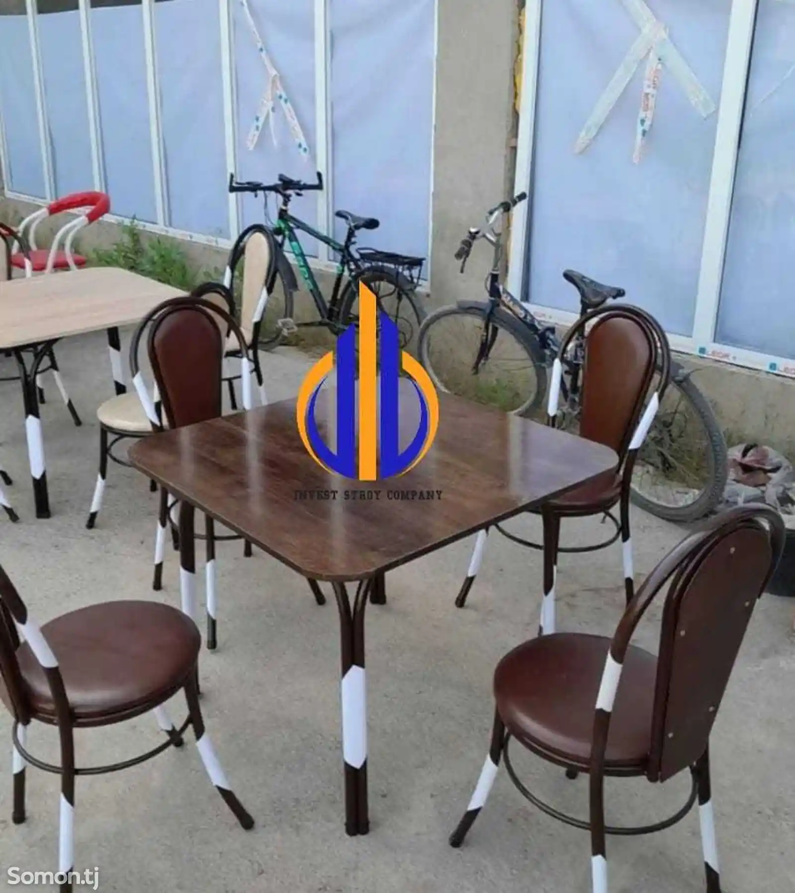 Дачный набор стол со стульями на заках-2