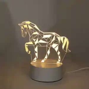 Ночник 3D светодиодная лампа для комнаты