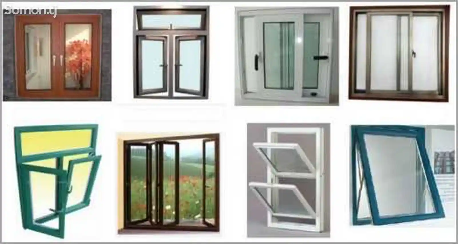Пластиковые и алюминиевых окна и двери-1