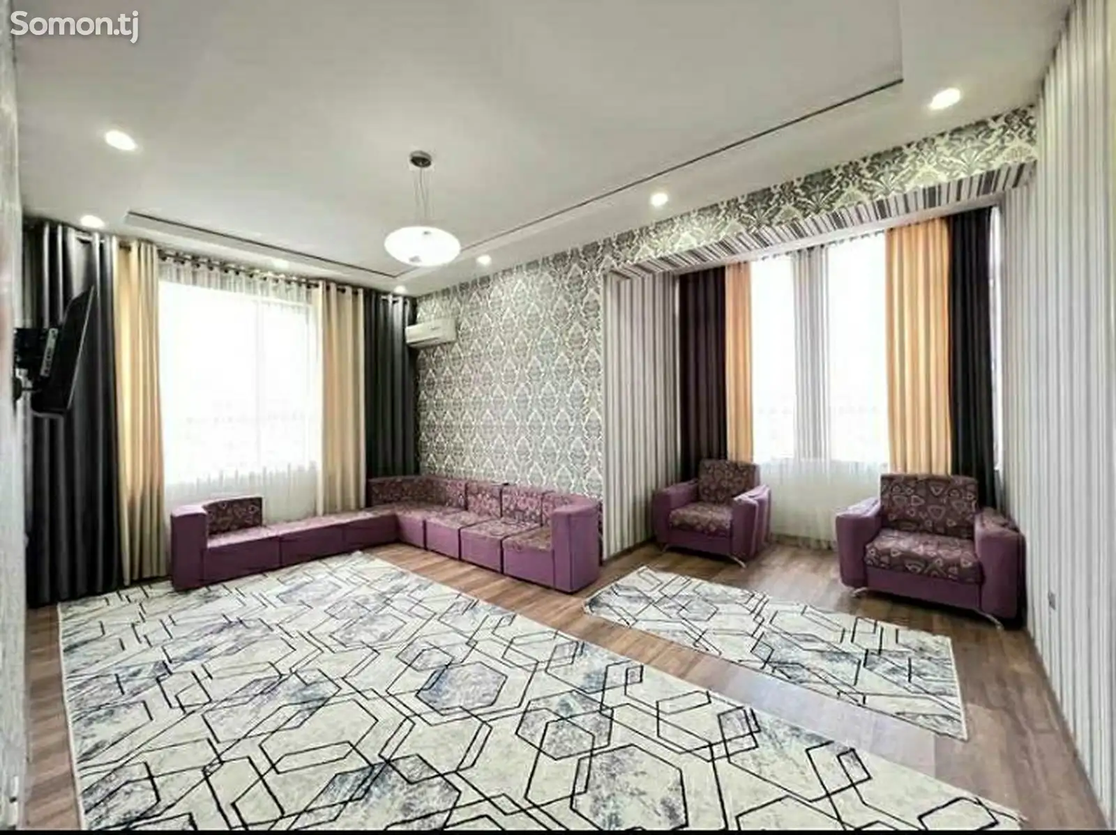 2-комн. квартира, 13 этаж, 63м², И. Сомони-1