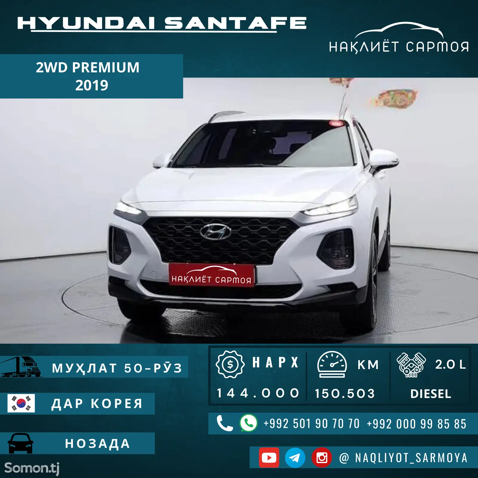 Hyundai Santa Fe, 2019-2