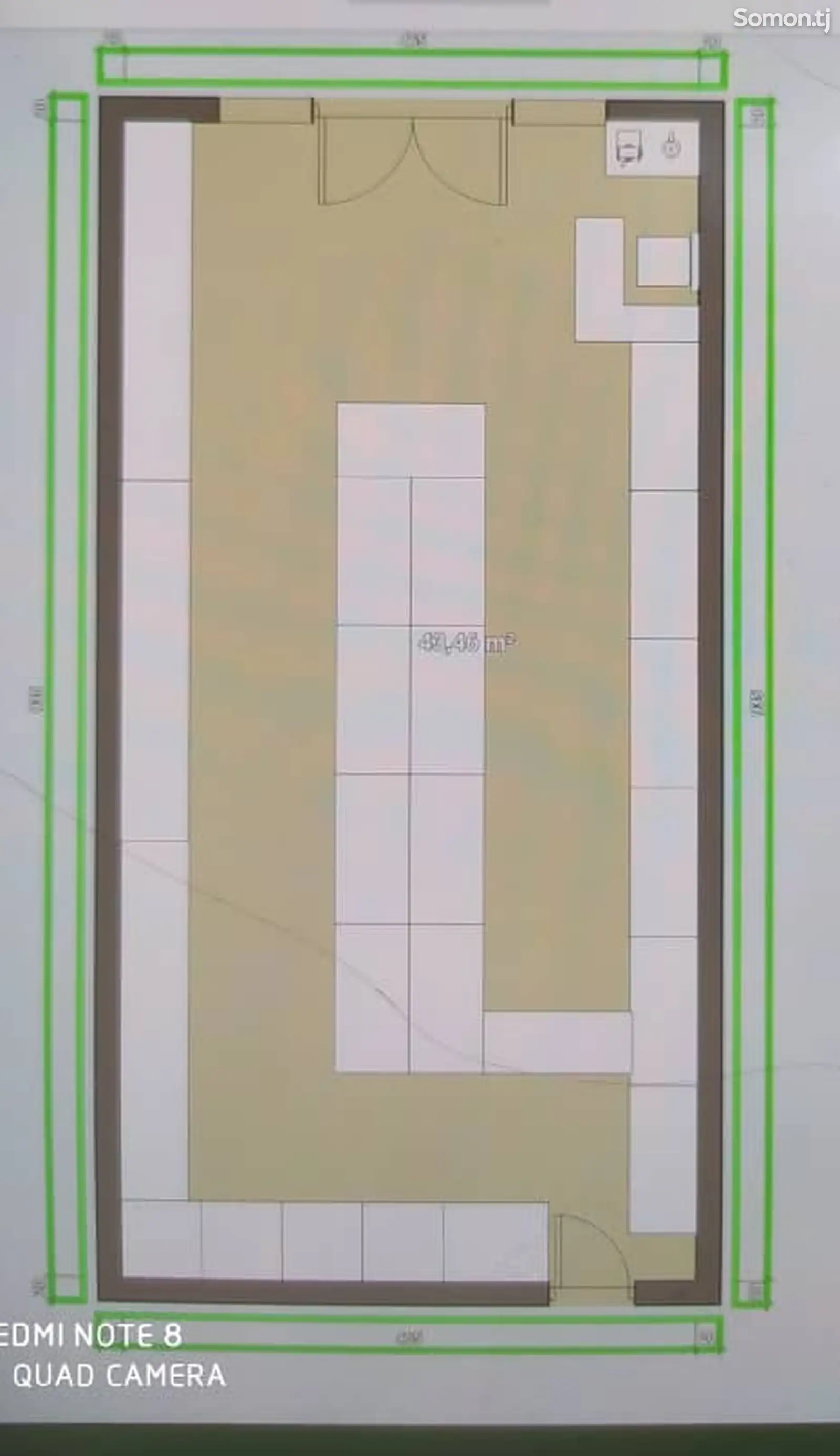 Помещение под свободное назначение, 45м², Сино