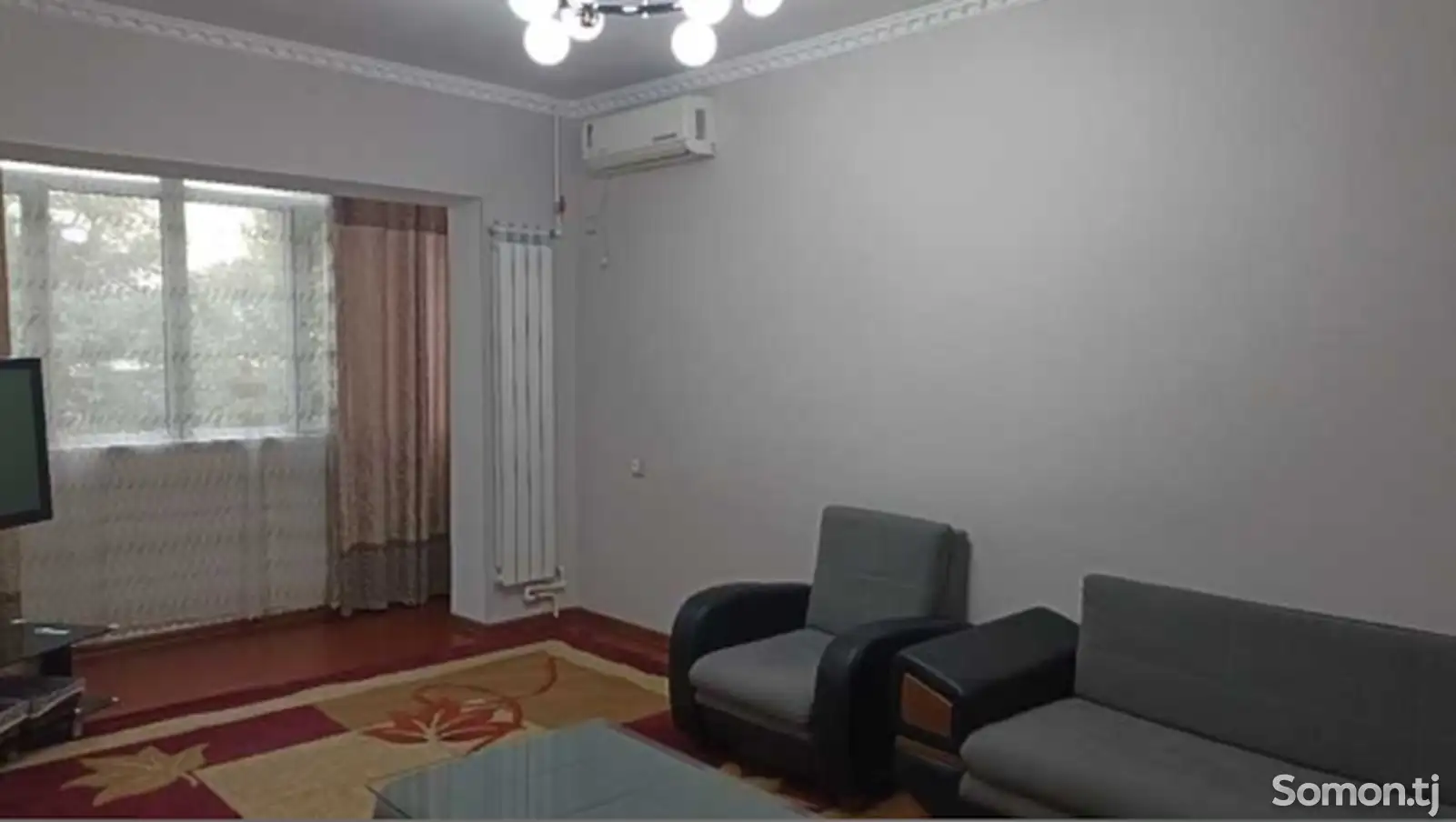 3-комн. квартира, 4 этаж, 68м², Исмоили Сомони-1