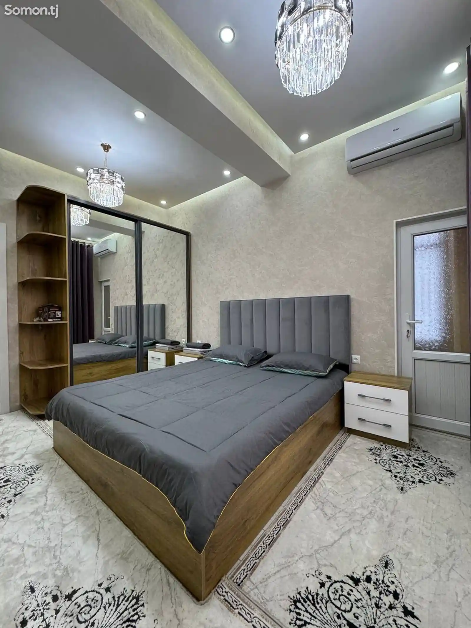 2-комн. квартира, 11 этаж, 65м², Исмоили Сомони-4