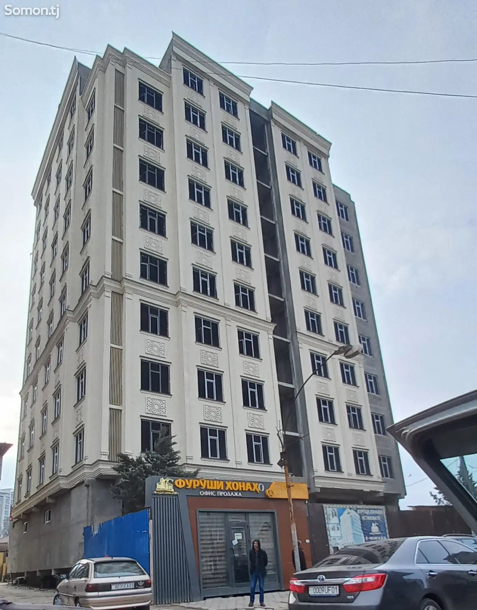 3-комн. квартира, 6 этаж, 75 м², Вахдат