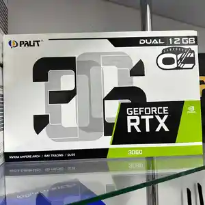 Игровая видеокарта Palit Dual RTX3060 Dual GeForce RTX 3060 OC 12 Гб GDDR6