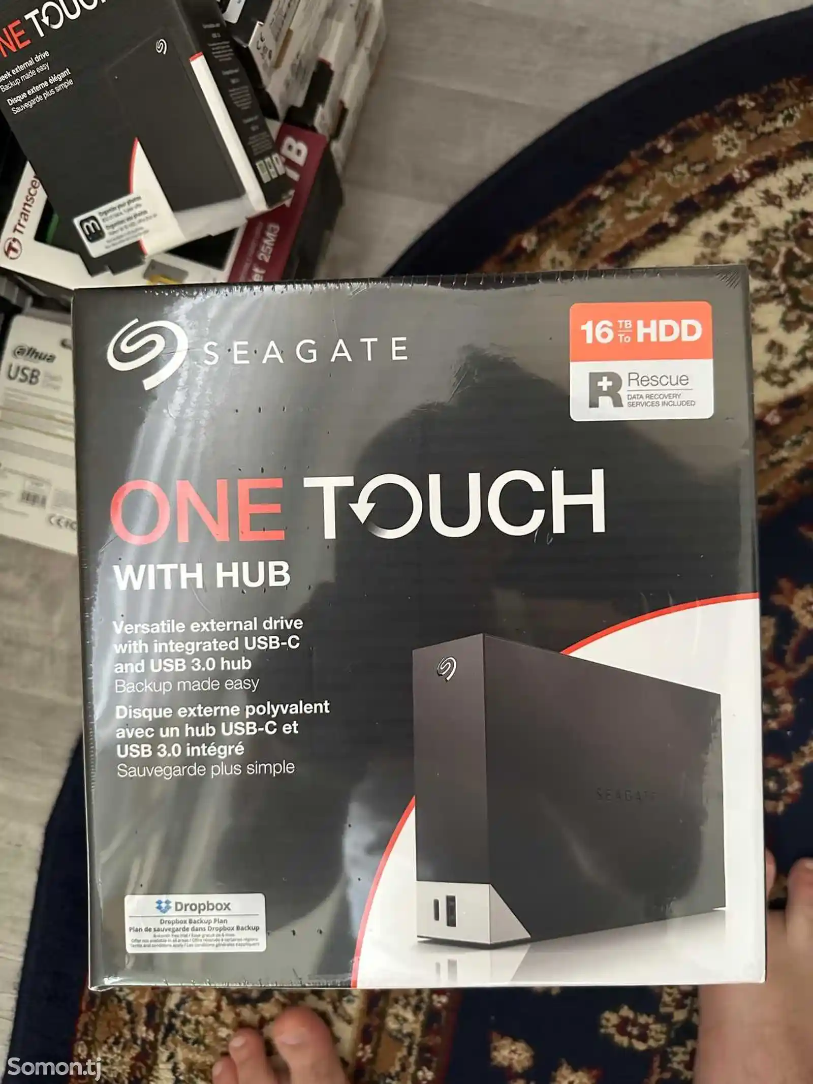 Накопитель Hdd Seagate 16Tb Ext Hdd one Touch 3.5