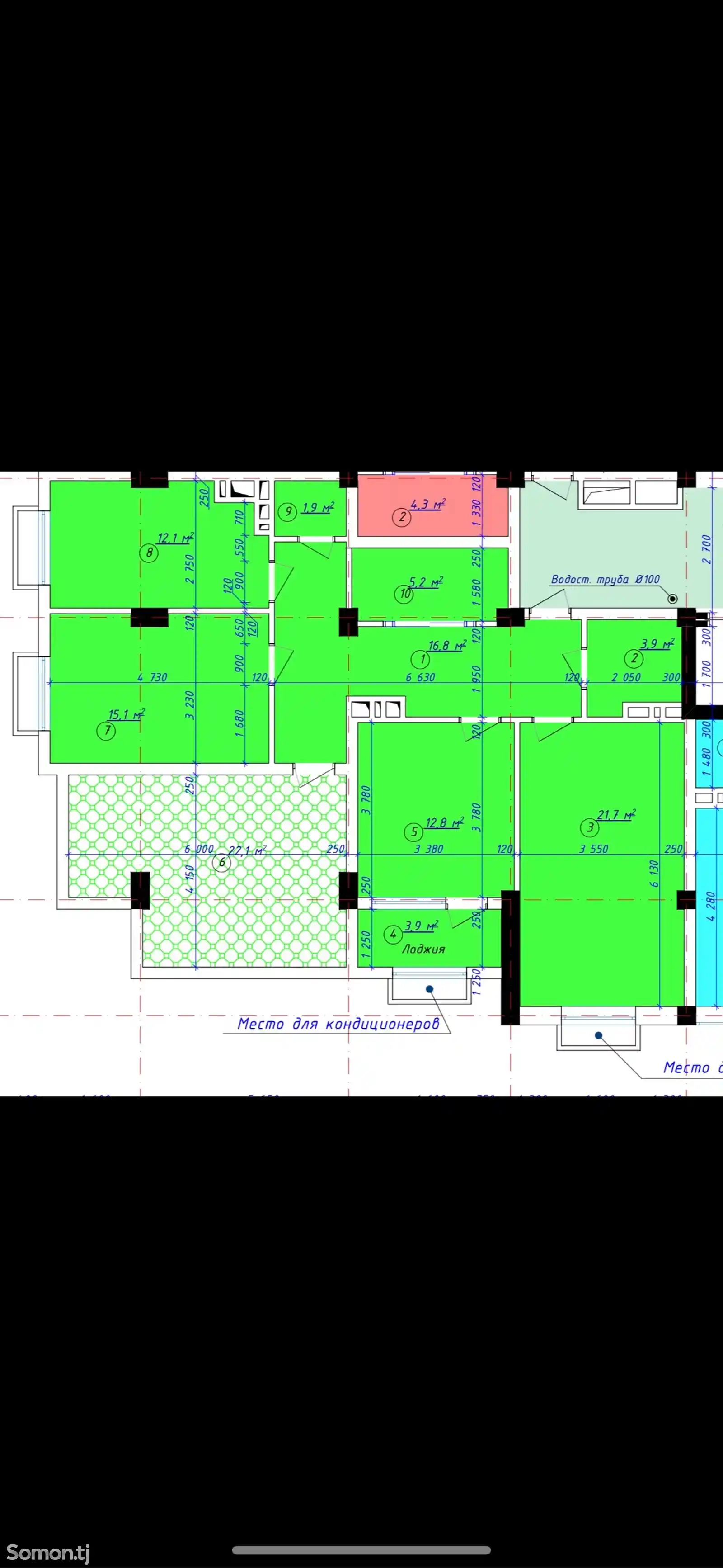 4-комн. квартира, 12 этаж, 120 м², 31 мкр-2