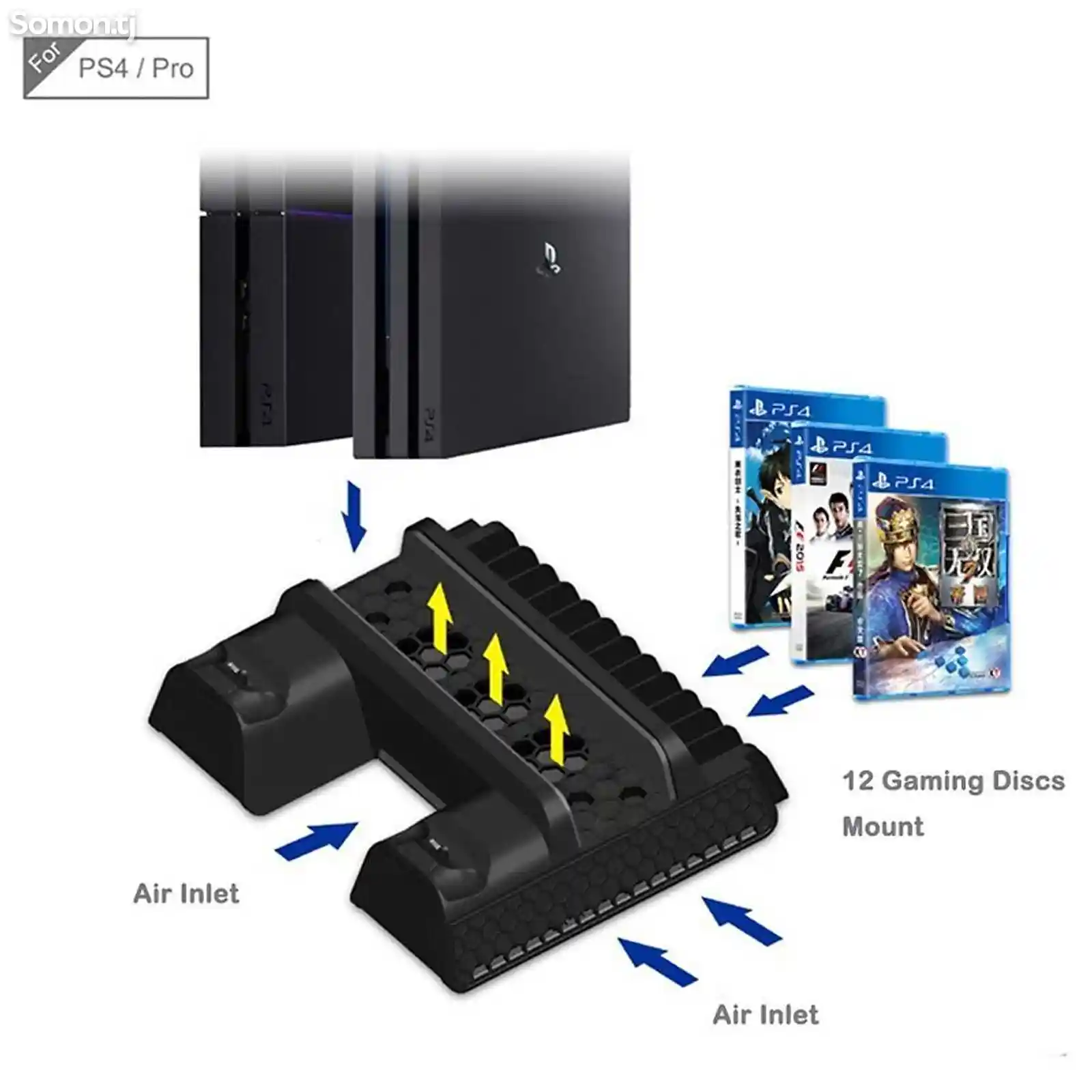 Дистанционная зарядка стенд PlayStation 4-3