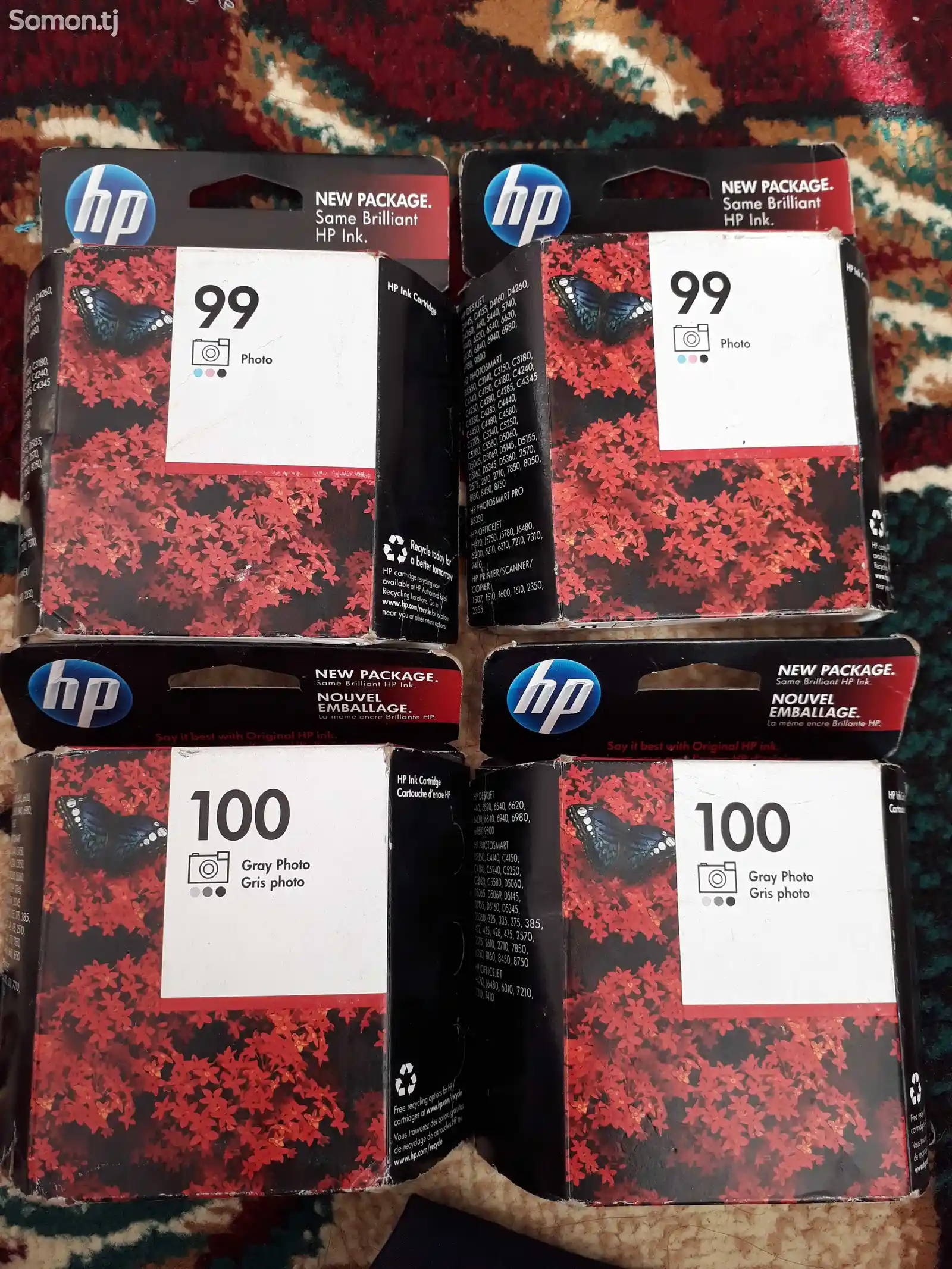 Картриджи для струйных принтеров HP98 и HP100-1
