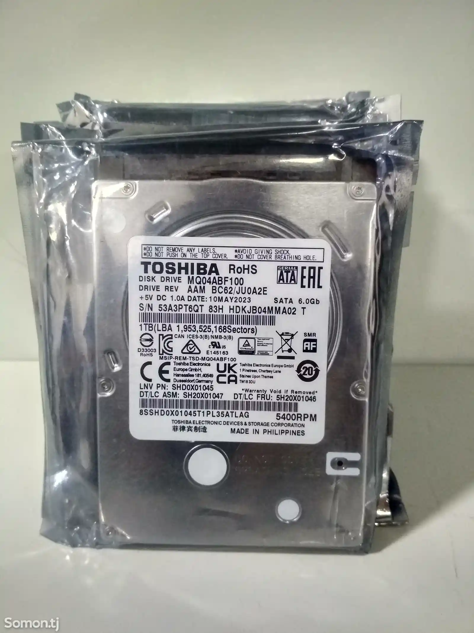 Жёсткий диск для ноутбуков Toshiba 1TB-1