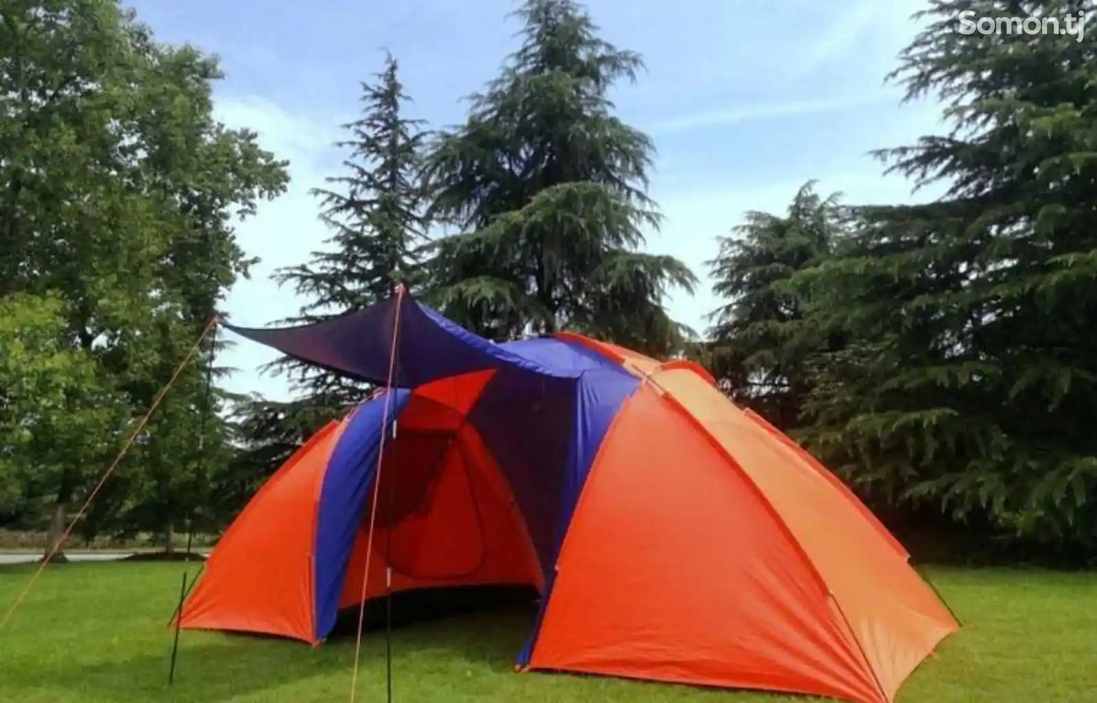 Туристическая палатка шестиместная-1