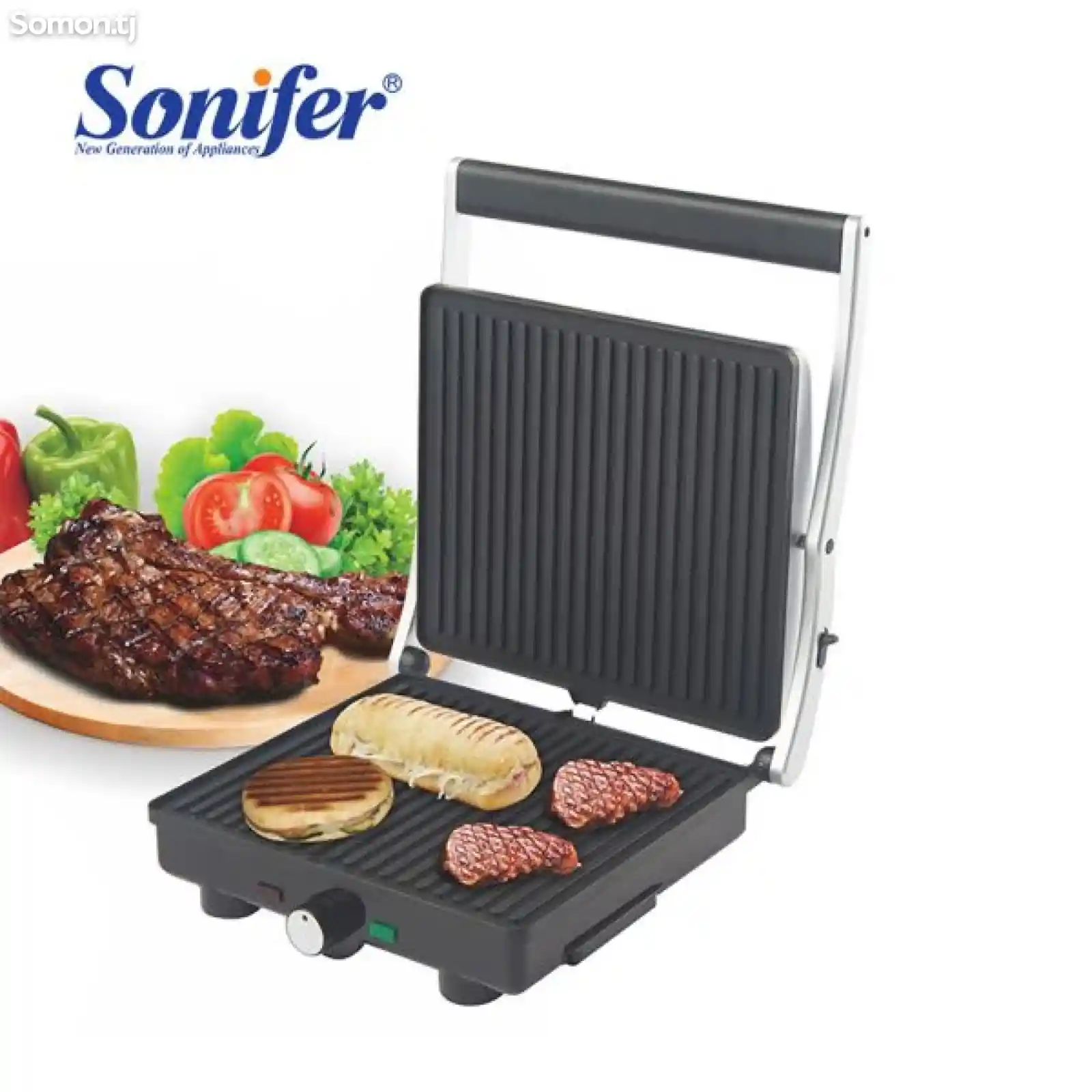 Контактный Электрический Гриль Sonifer SF-6052-1