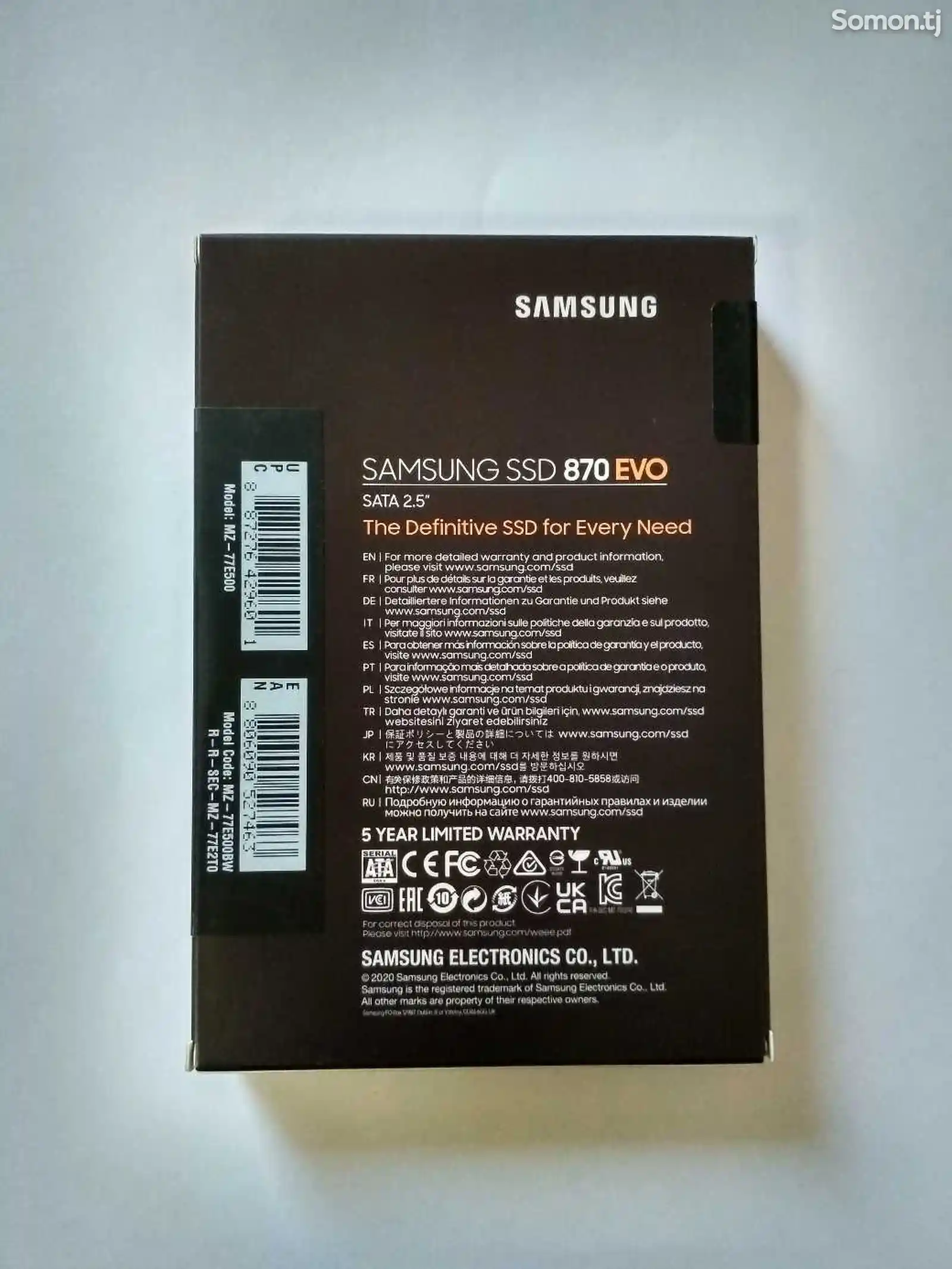 SSD накопитель Samsung 870 Evo 500gb-3
