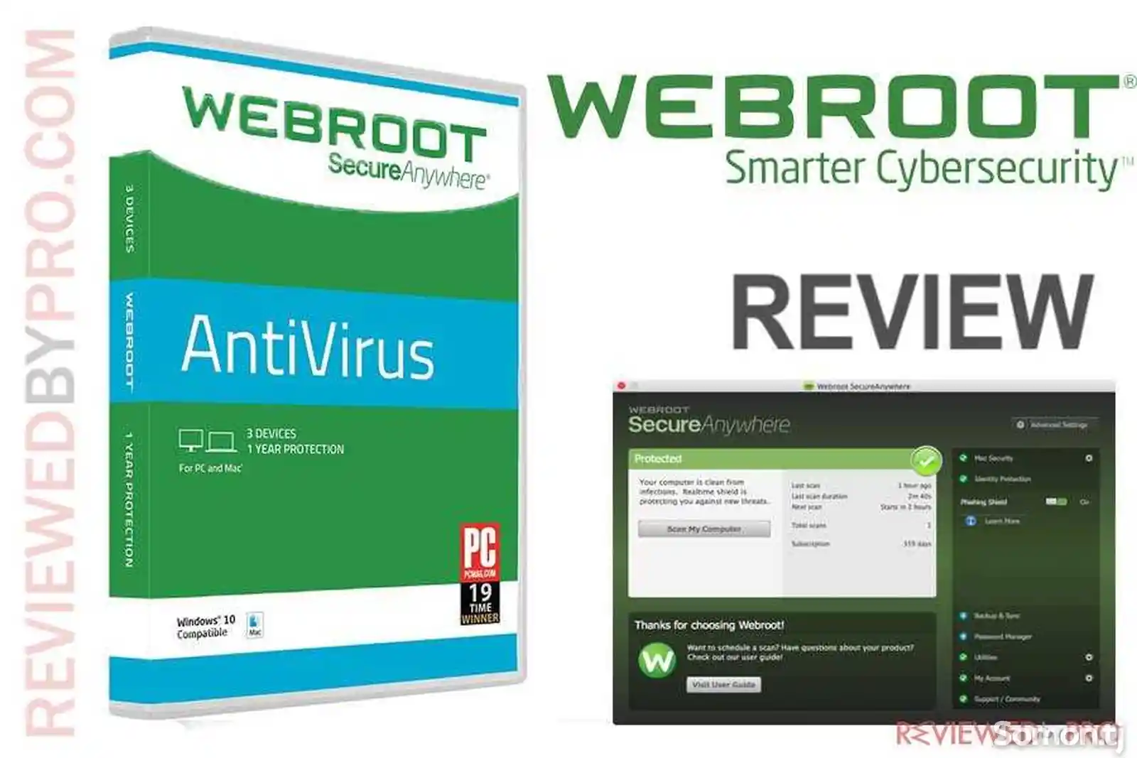 Webroot SecureAnywhere AntiVirus - иҷозатнома барои 1 роёна, 1 сол-3