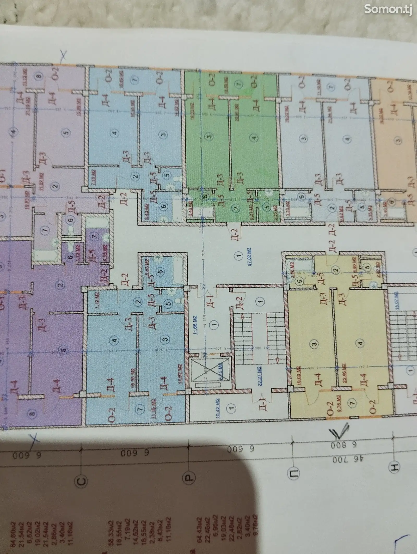 1-комн. квартира, 6 этаж, 61 м², Сино-3