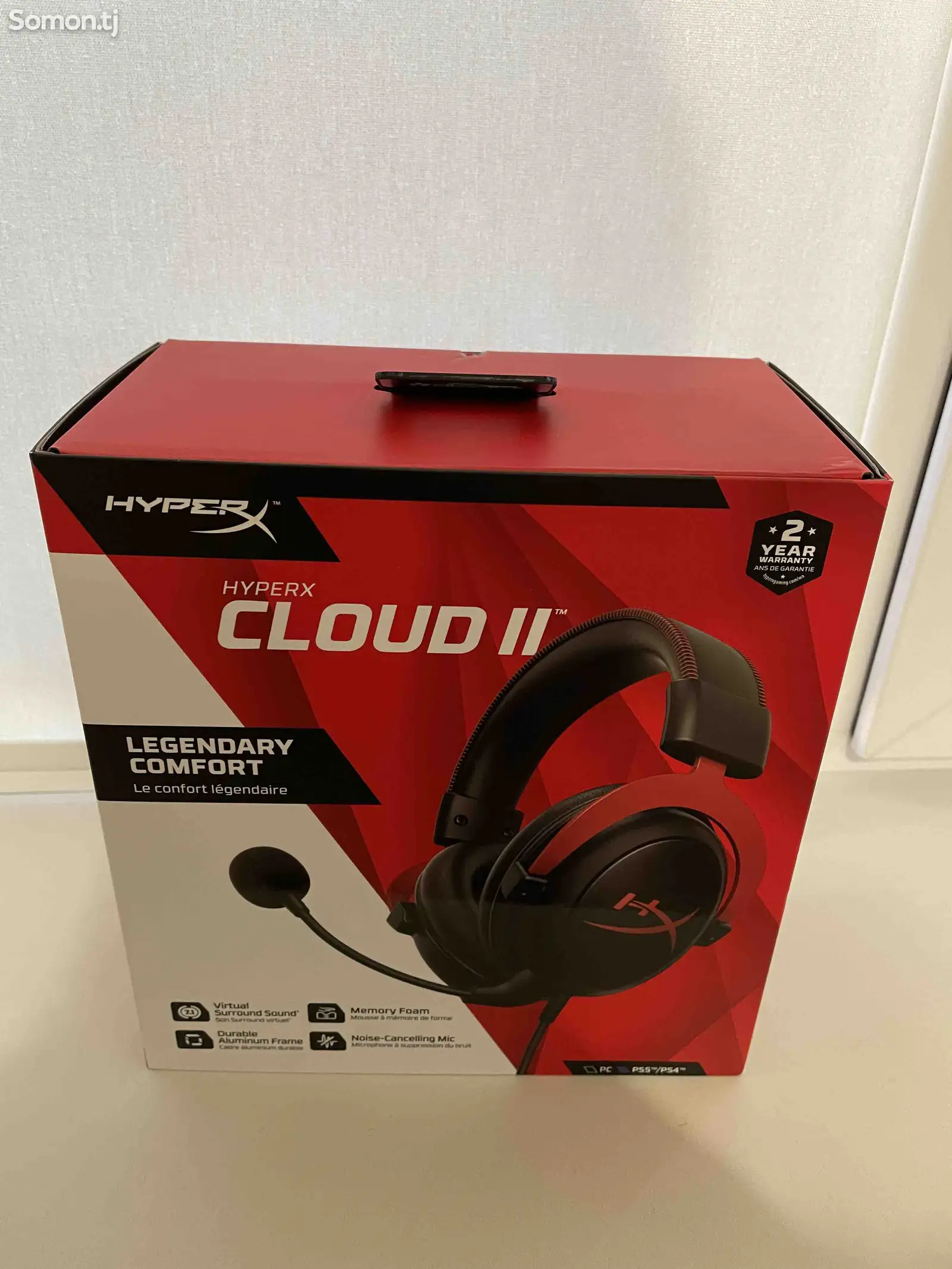 Игровая гарнитура HyperX Cloud II Wireless 7.1-3