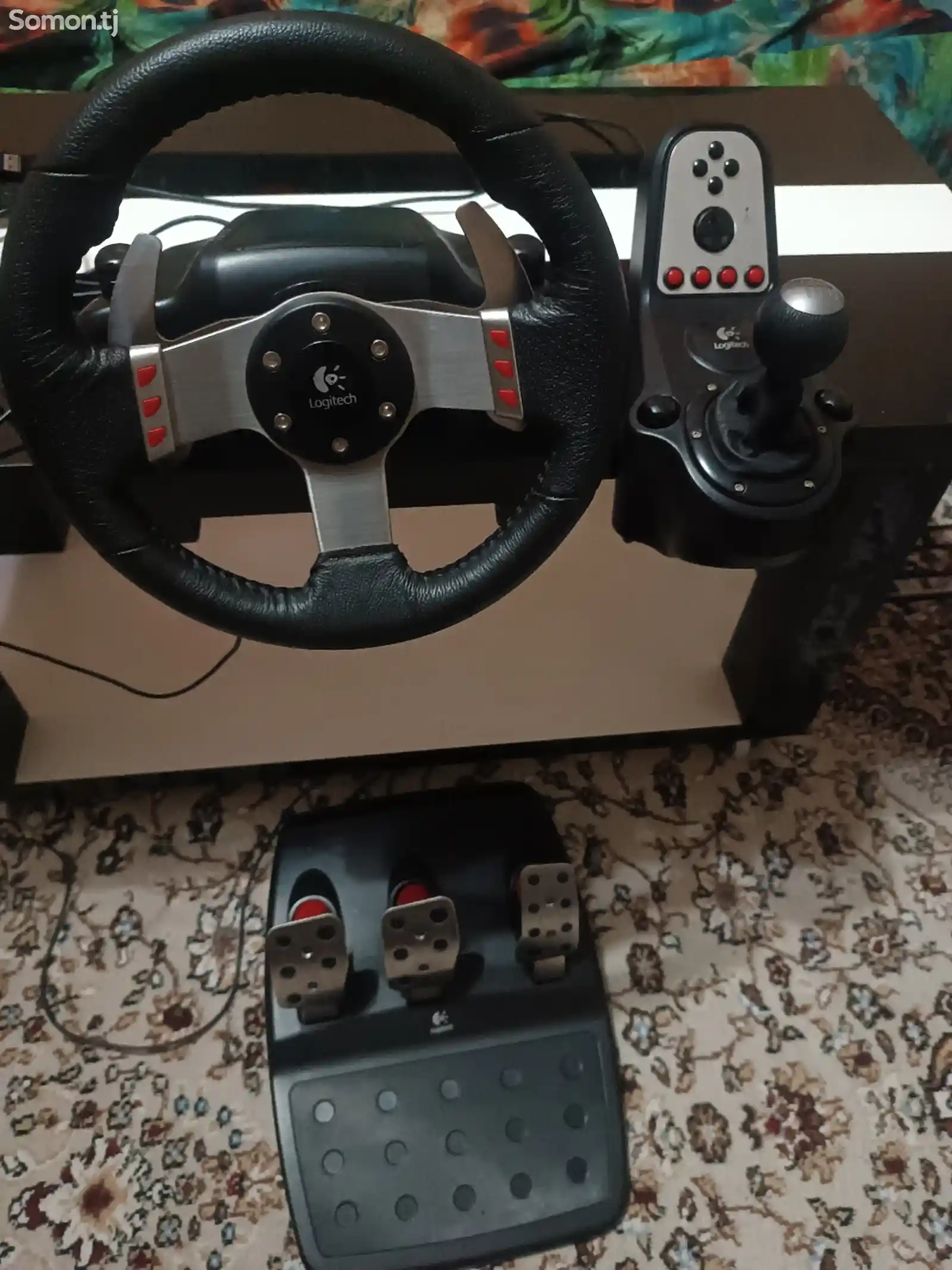 Игровой руль Logitech G27+Shifter for PC,PS3-1