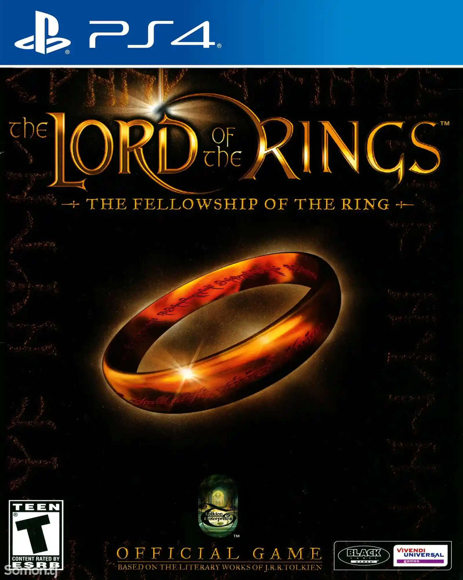 Игра Lord of the rings the fellowship of the ring для PS-4 / 6.72 / 9.00 /-1