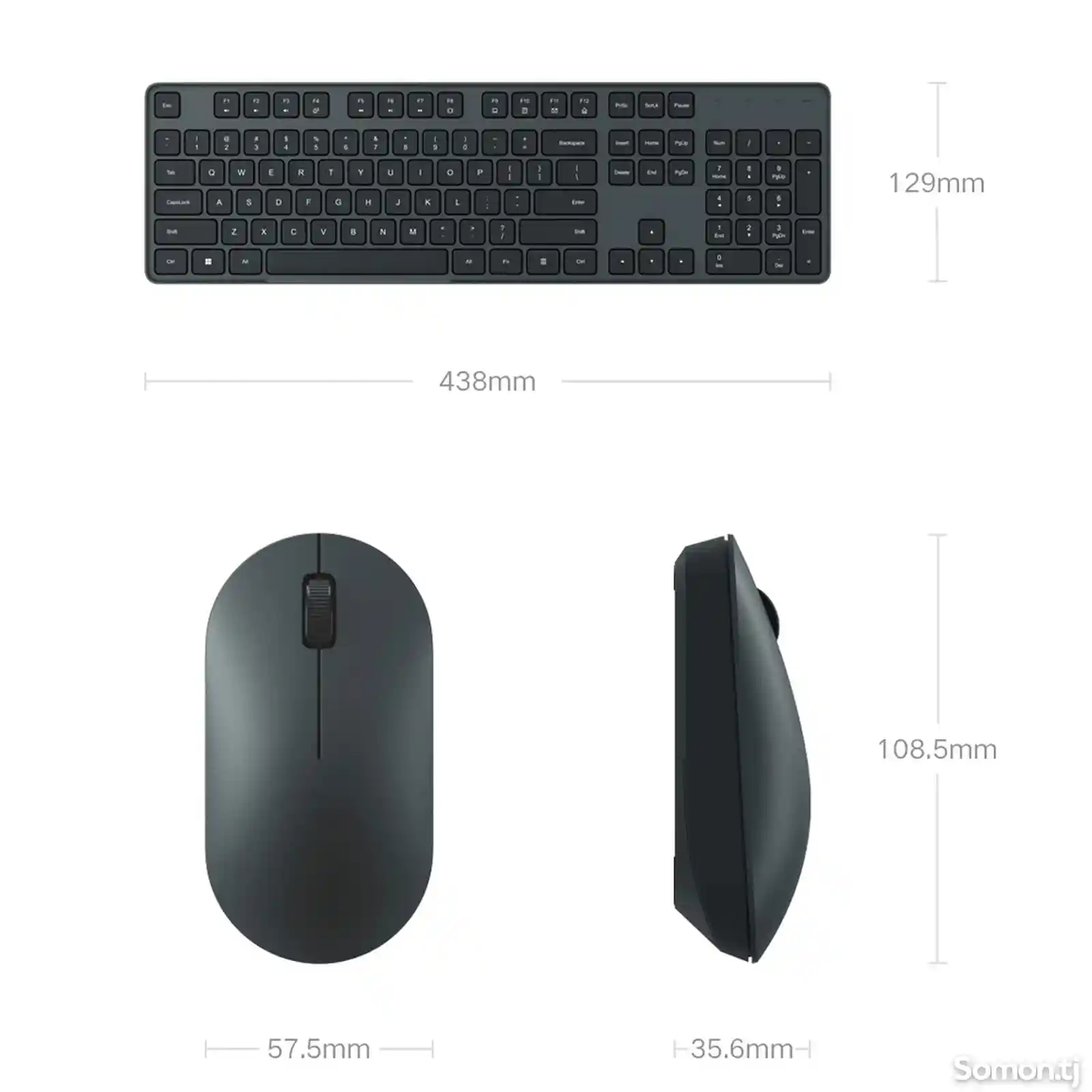 Клавиатура и мышка Xiaomi Wireless Keyboard and Mouse Combo-3