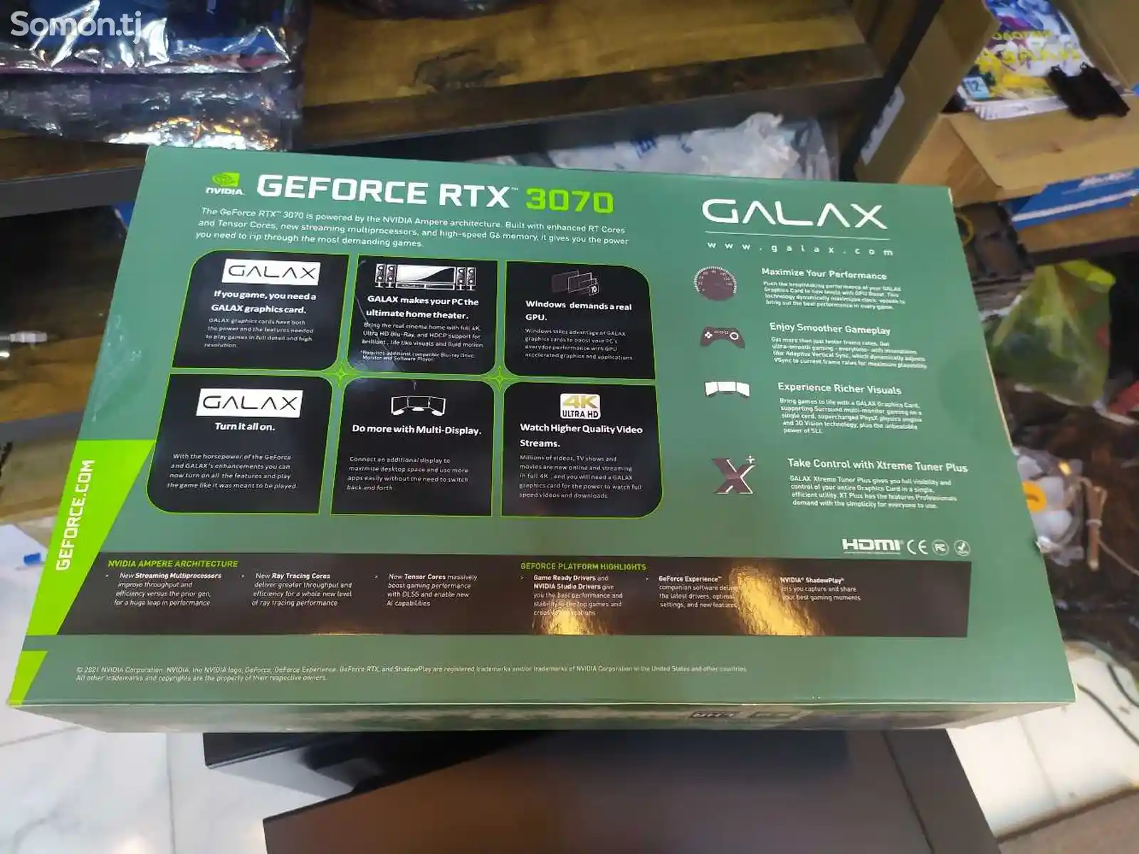 Видеокарта Galax RTX Geforce 3070-8GB-2