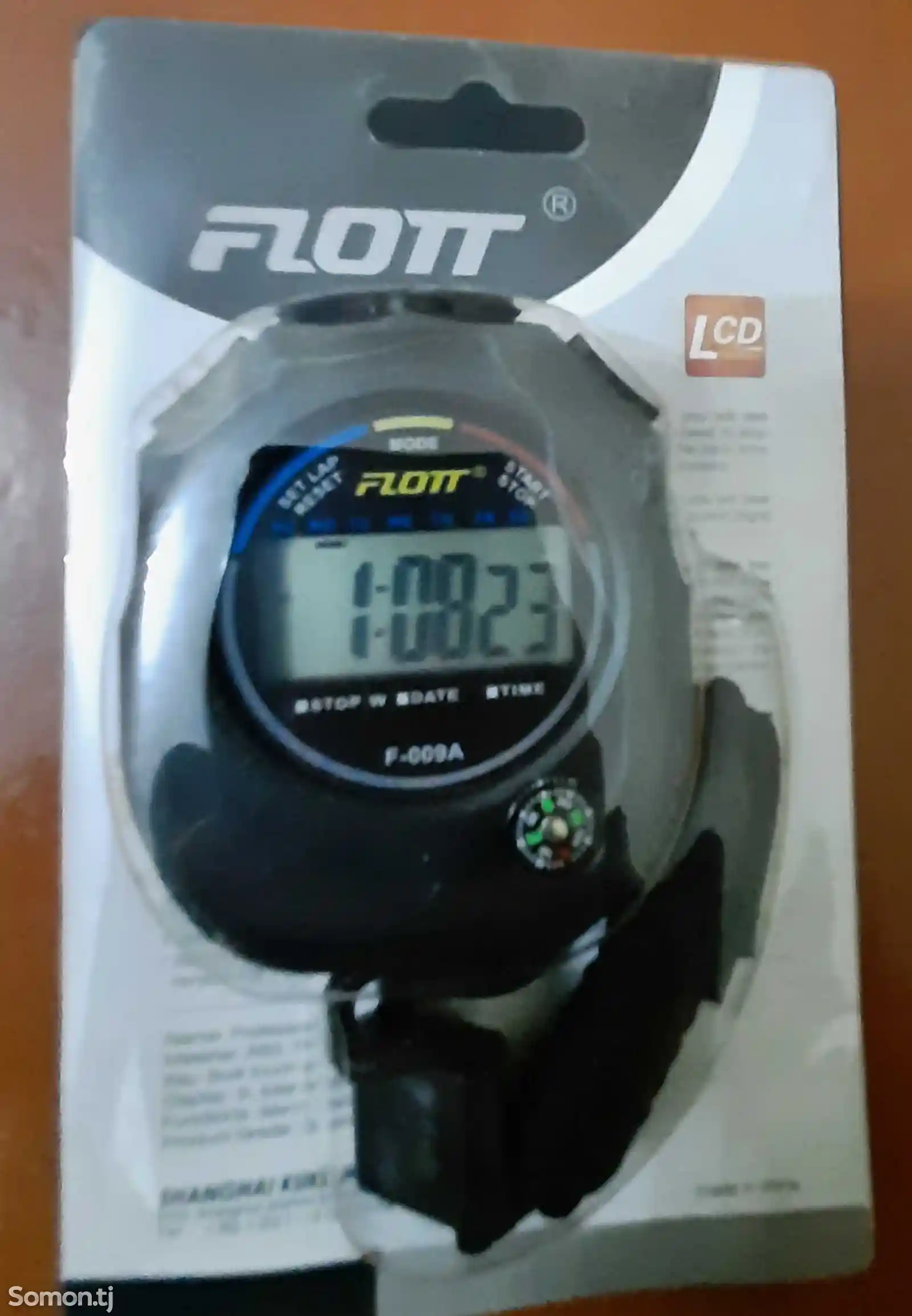 Цифровой электронный секундомер с таймером и компасом с веревкой для занятий спо-1