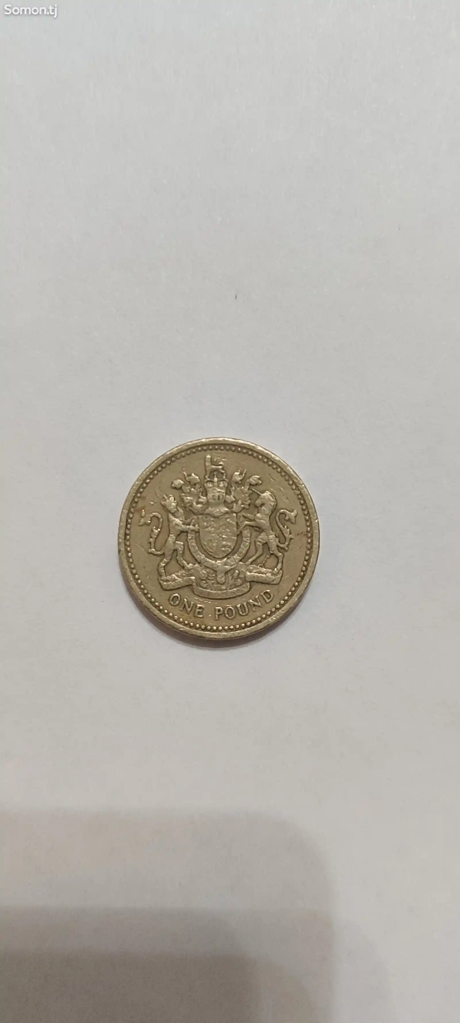 1 Фунт монета 1983 года Великобритания-2