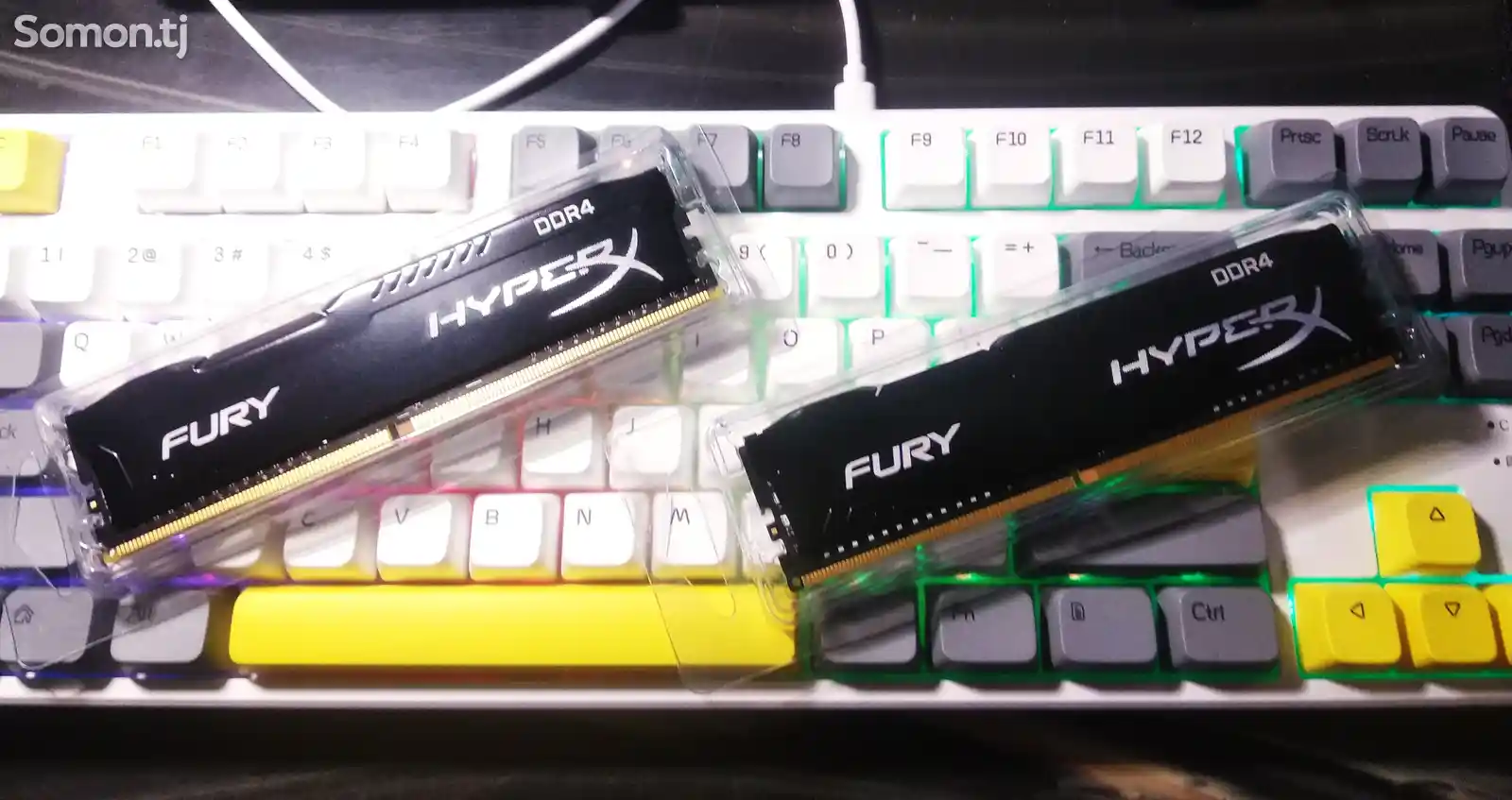 Оперативная память HyperX kingston fury 8Gb 2133MHz DDR4 RAM 2x4 ГБ-2