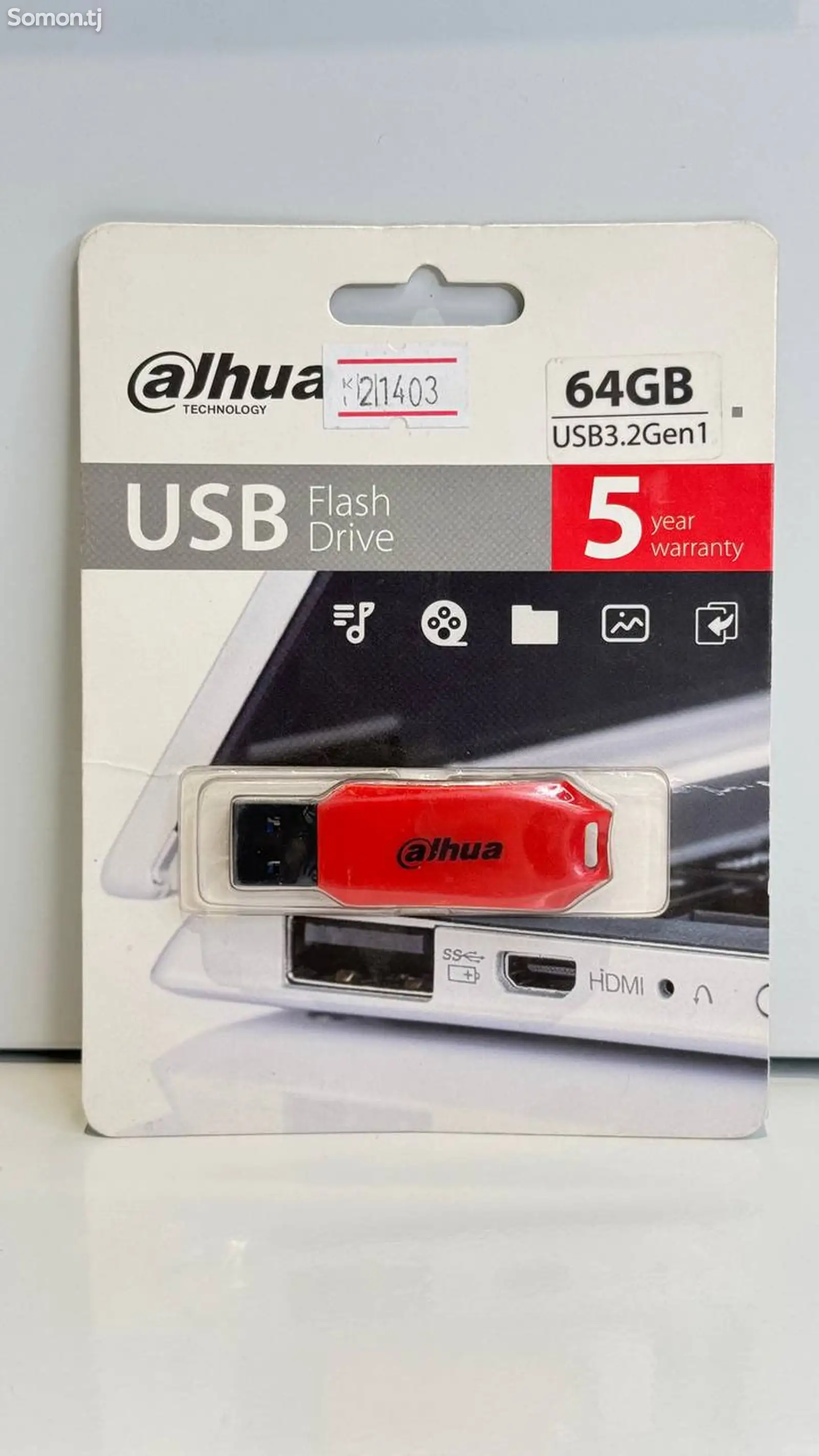 Накопитель DHI-USB-U176-31-64G - 21403-1