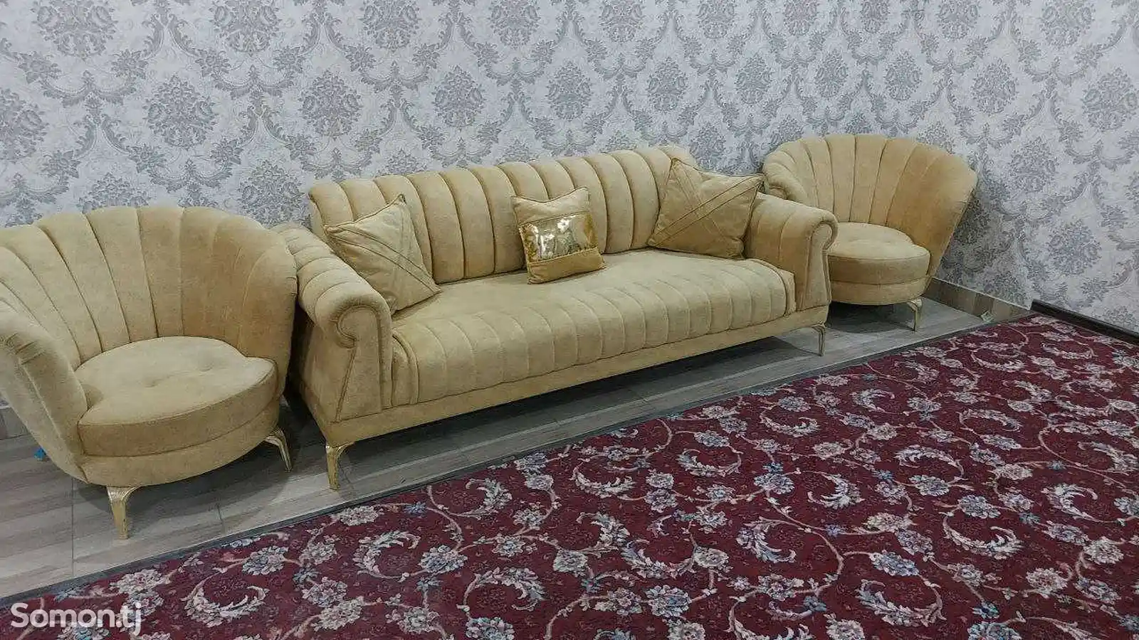 Комплект диван и кресла хайтек