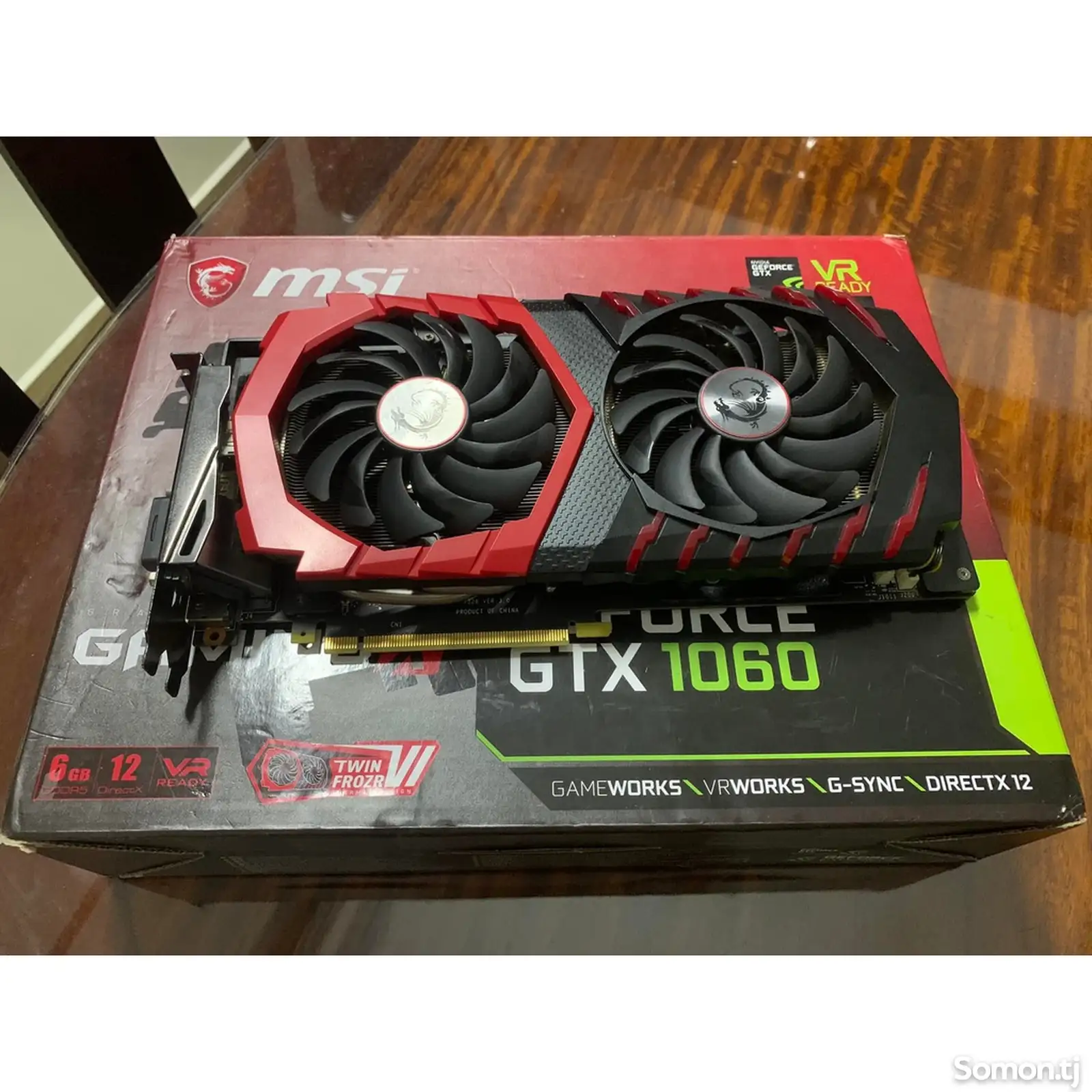 Видеокарта MSI Gaming Plus X GTX 1060 6GB