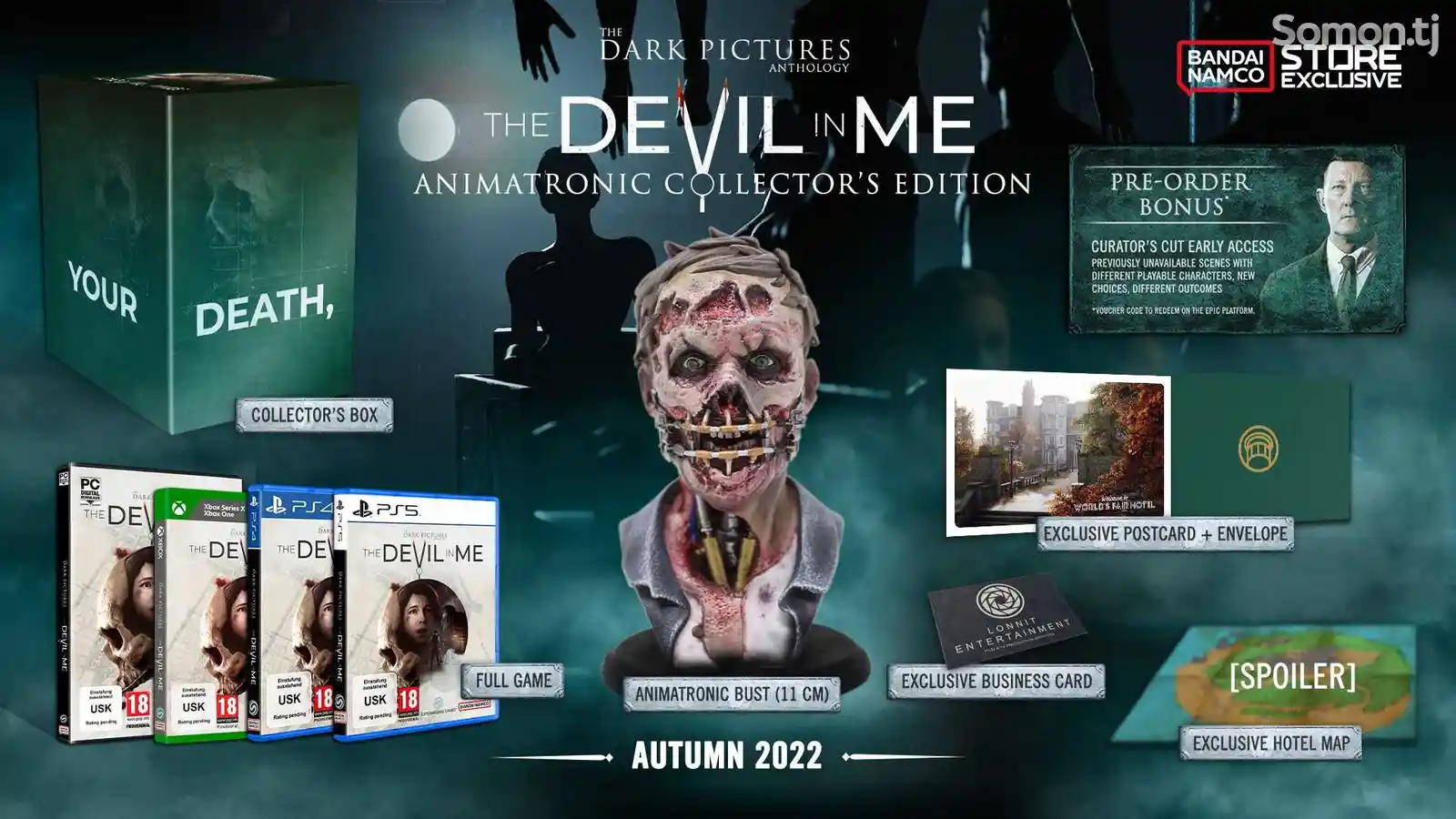 Игра The Dark Pictures Anthology The Devil in Me для Sony PS4-3