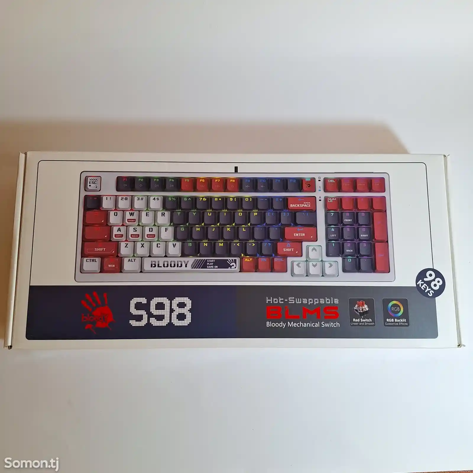 Механическая клавиатура С RGB-Подсветкой Bloody S98-2