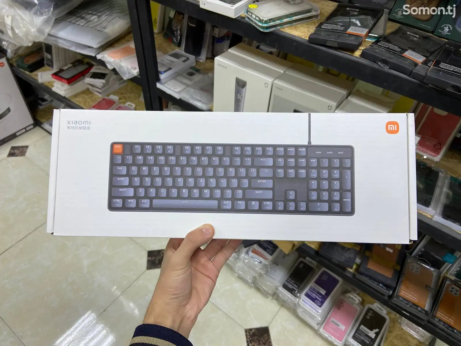 Клавиатура Xiaomi Wired Mechanical Keyboard JXJP01MW черный-1